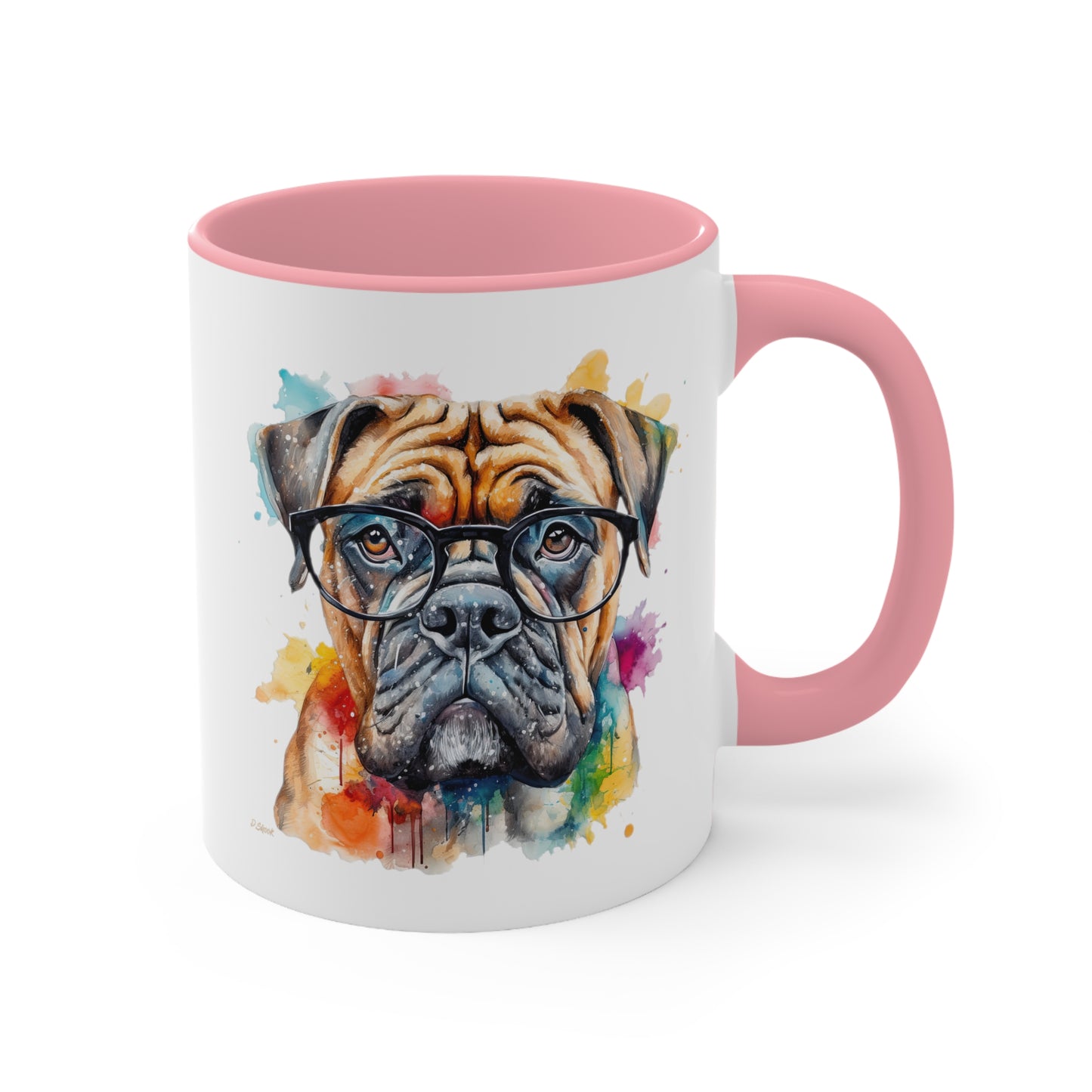 Bullmastiff 6 Accent Mugs