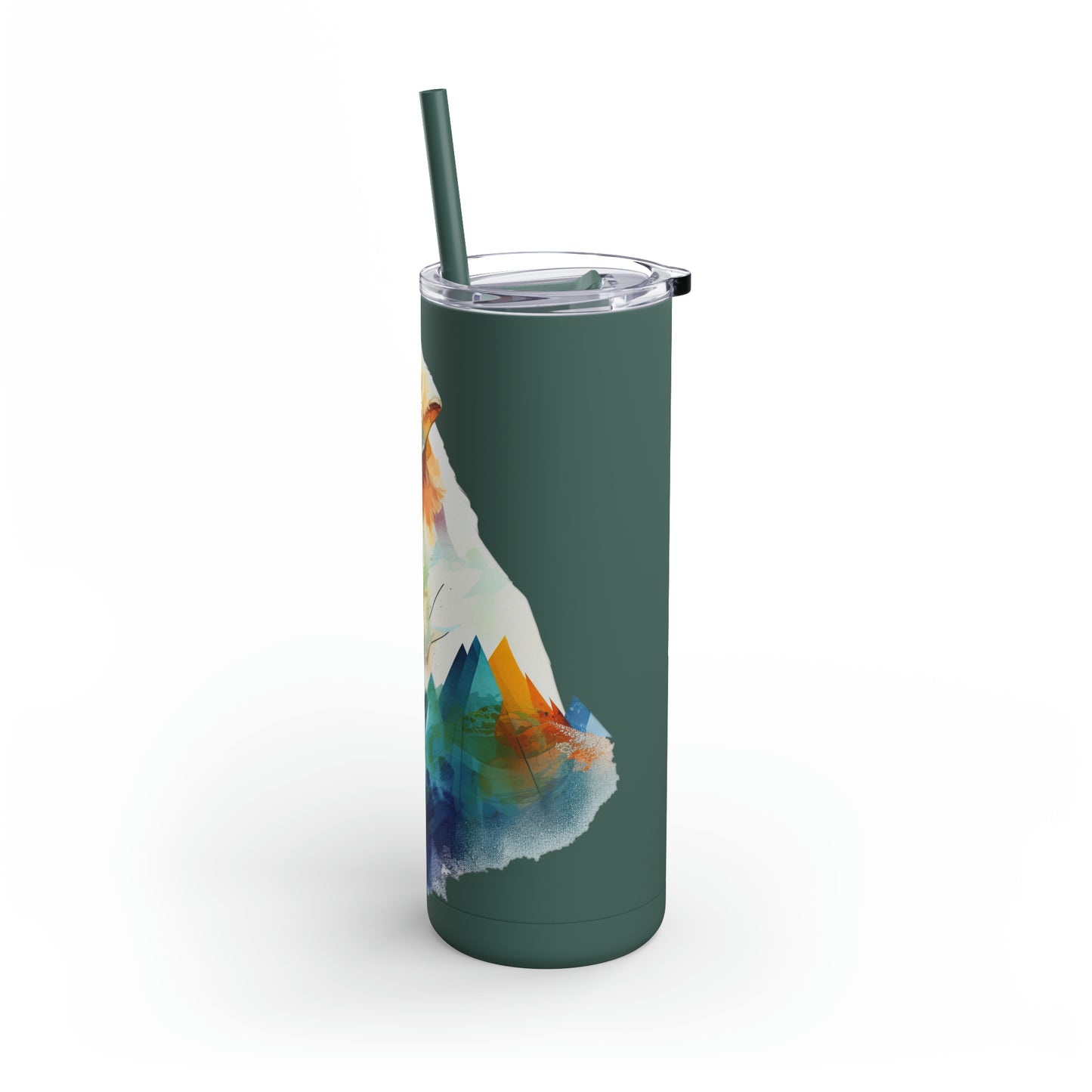 Greater Swiss Mountain Dog 5 Maars Maker Skinny Matte Tumbler, 20oz