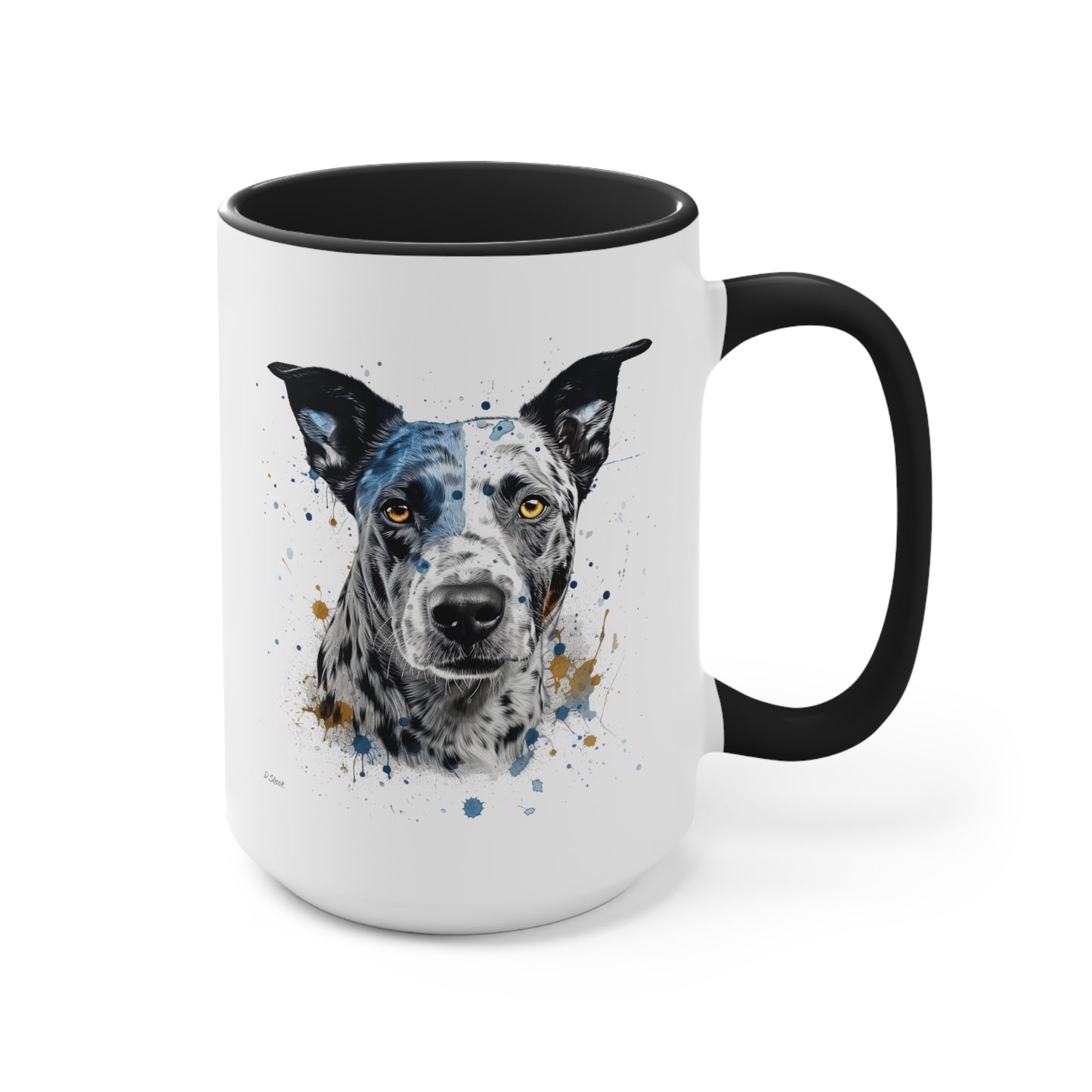 Blue Heeler 4 Accent Mugs