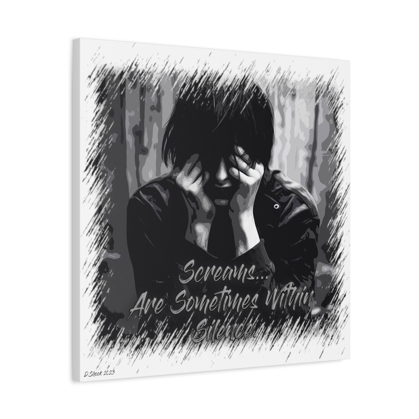 Screams: Matte Canvas, Stretched, 1.25"