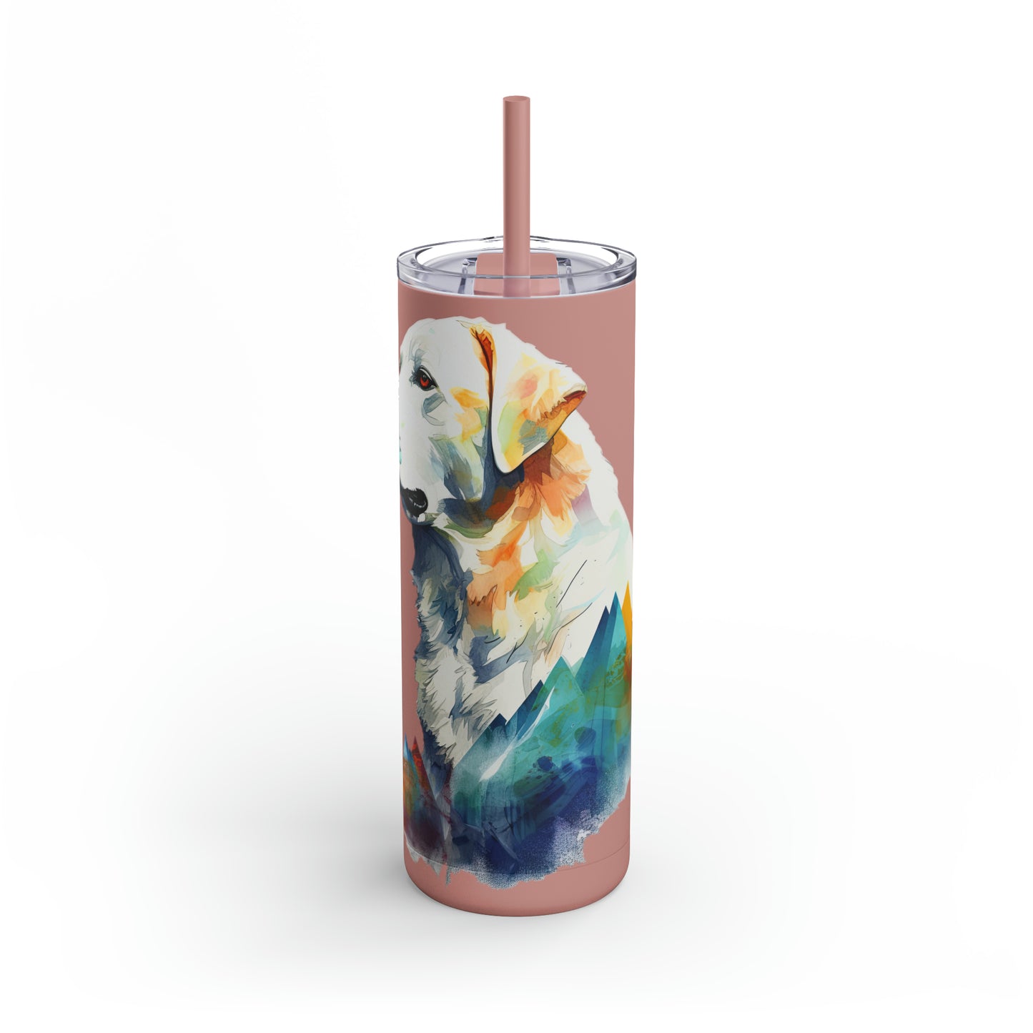 Greater Swiss Mountain Dog 5 Maars Maker Skinny Matte Tumbler, 20oz