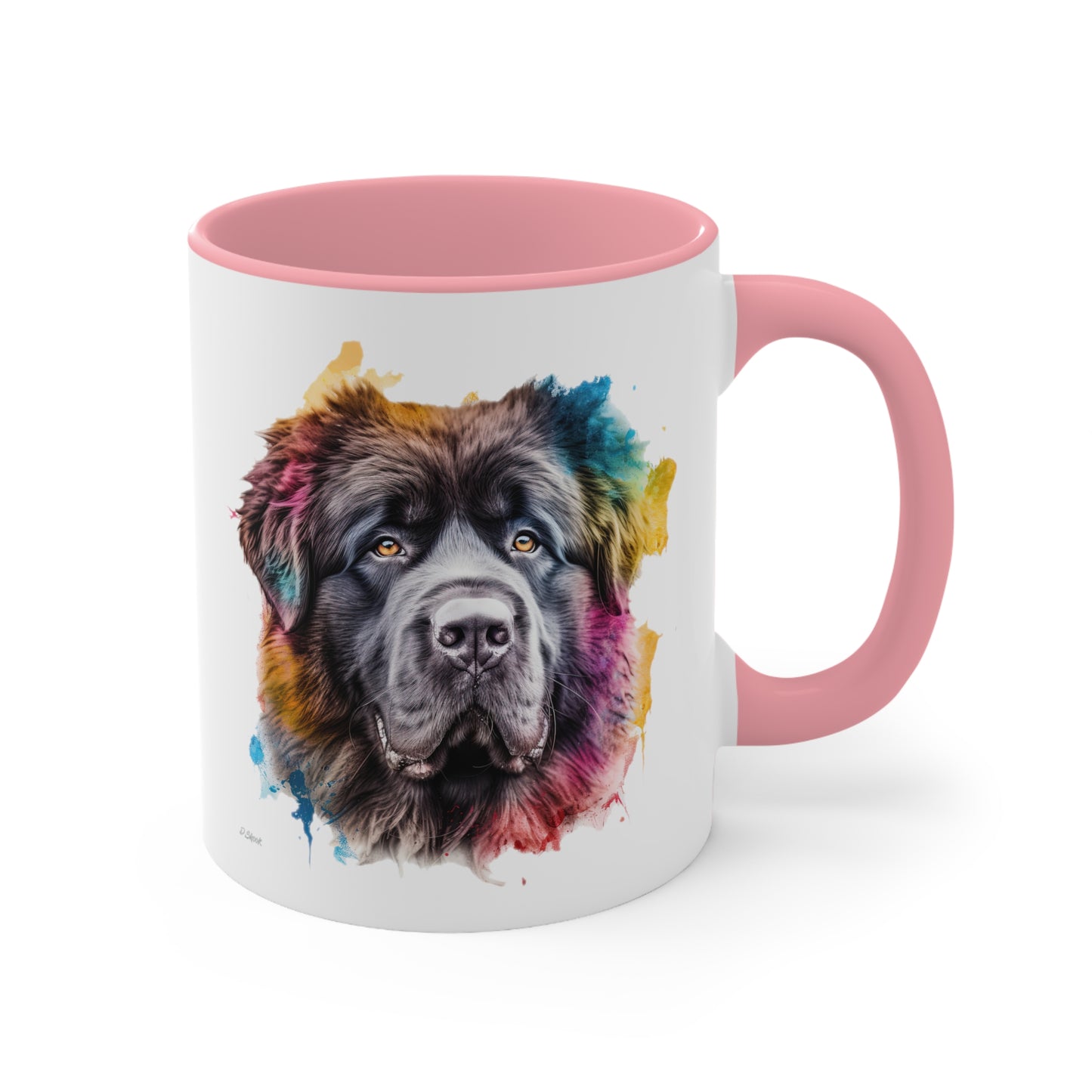 Newfoundland Dog 3 Accent Mugs