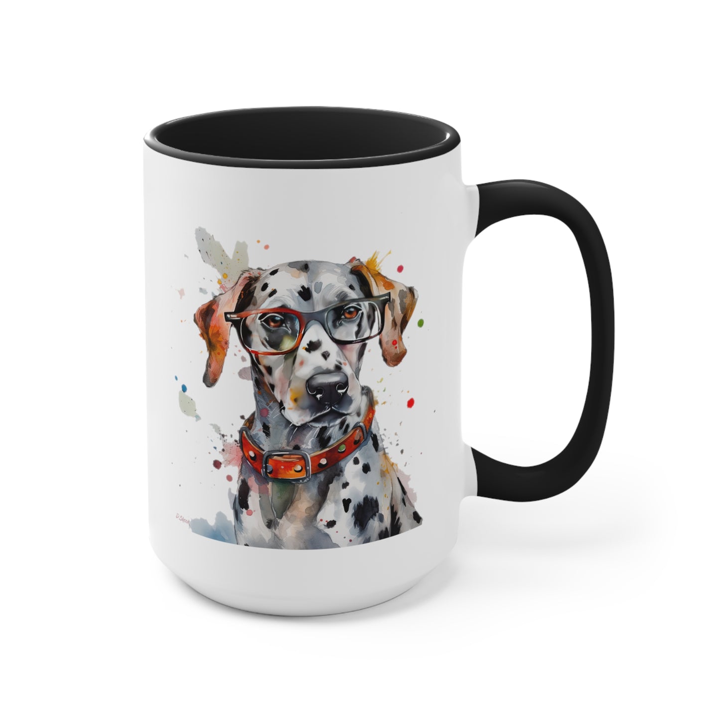 Dalmatian 3 Accent Mugs