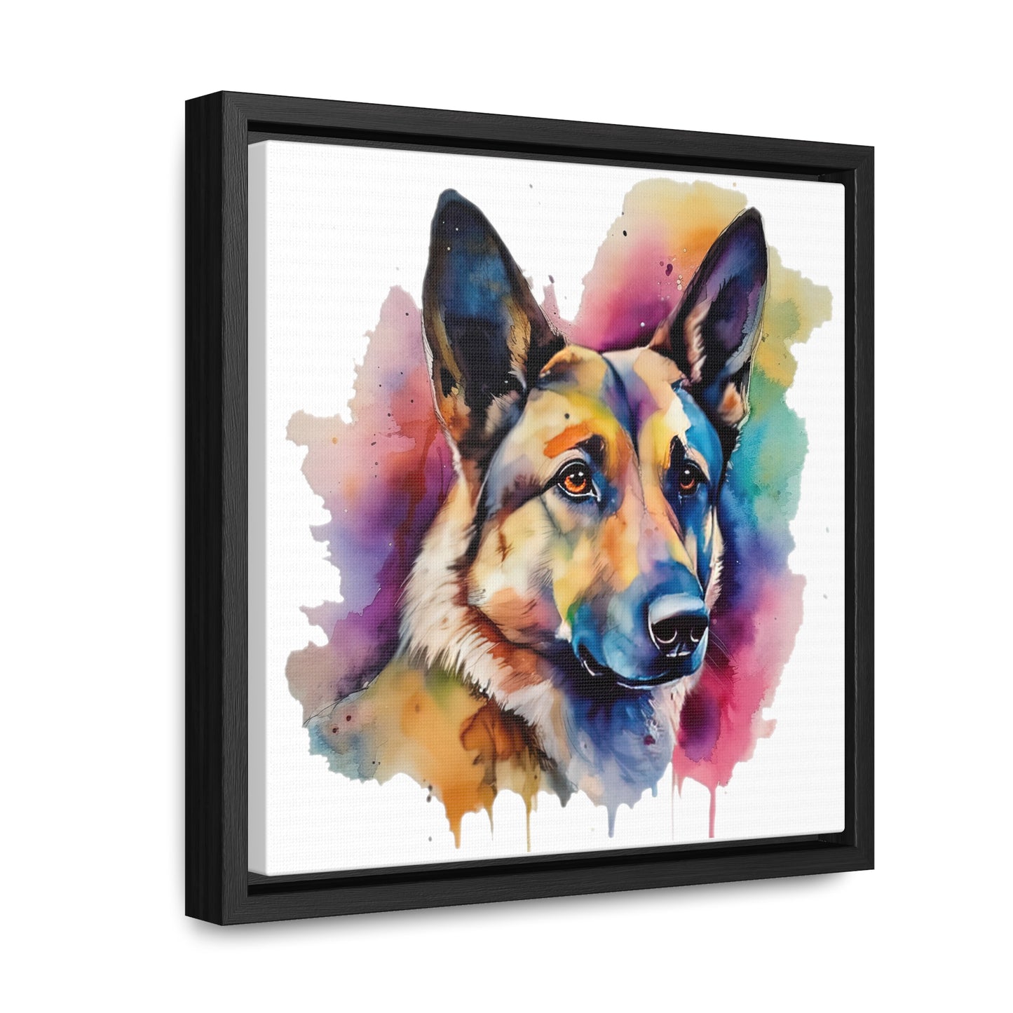 German Sheppard 3B Gallery Canvas Wraps, Square Frame