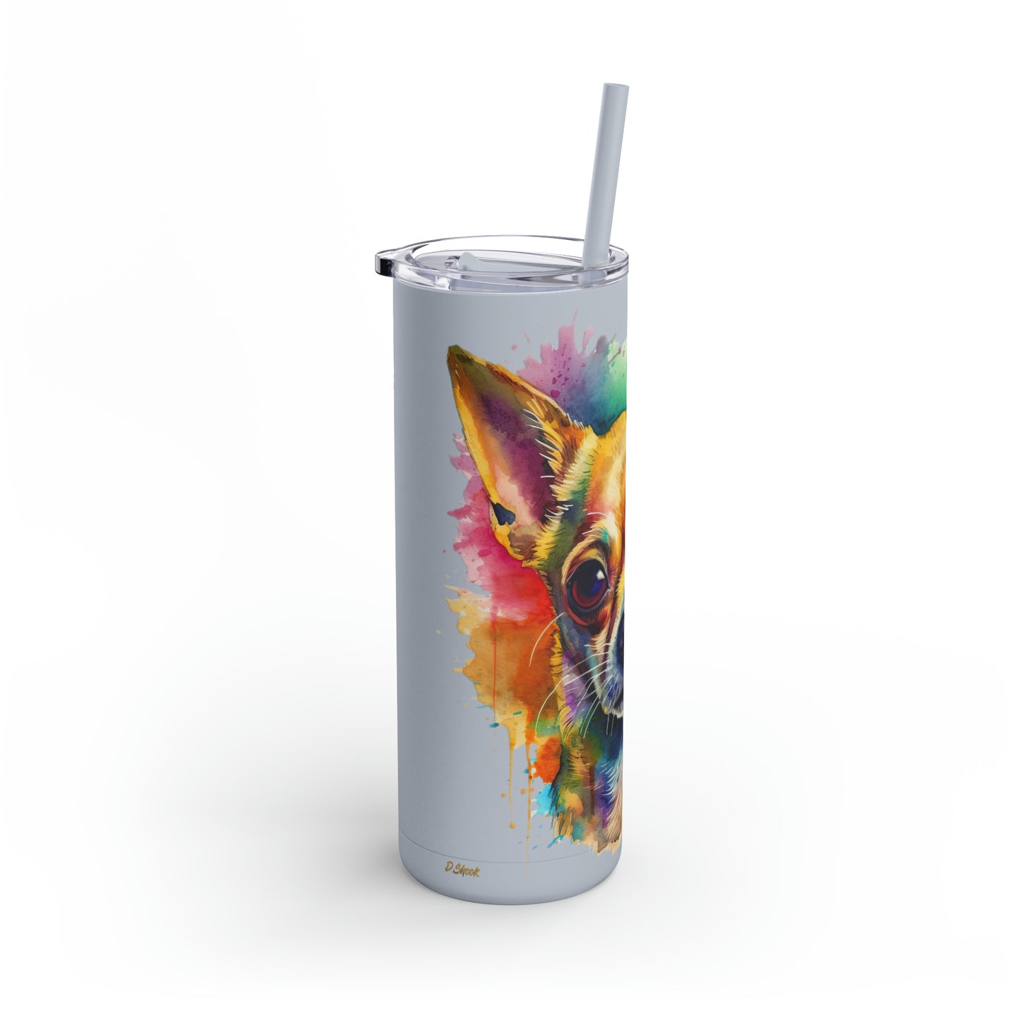 Chihuahua 7 Maars Maker Skinny Matte Tumbler, 20oz