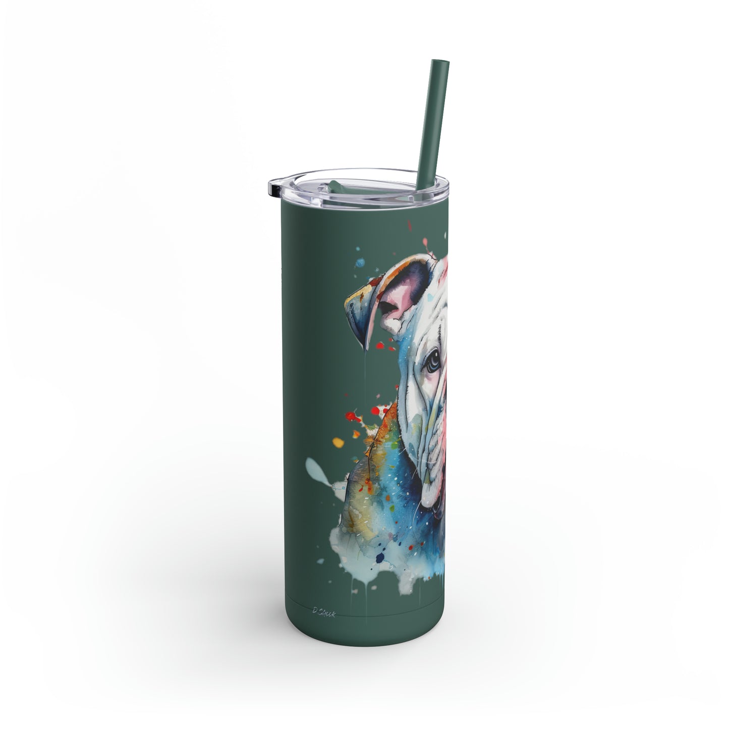 Bulldog 3 Maars Maker Skinny Matte Tumbler, 20oz