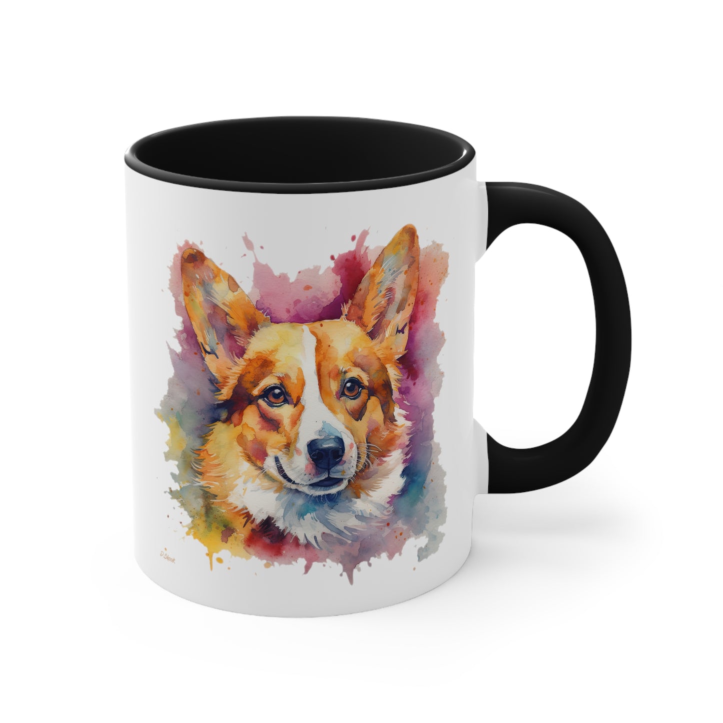 Pembroke Welsh Corgi 1 Accent Mugs