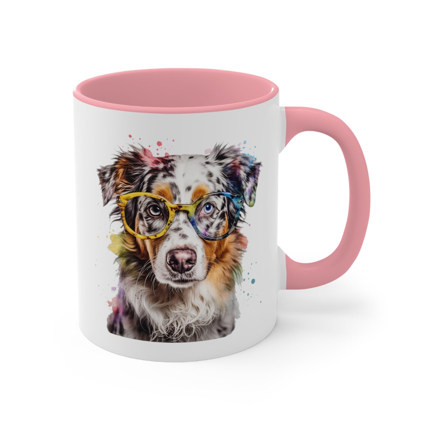 Australian Shepherd 4 Accent Mugs