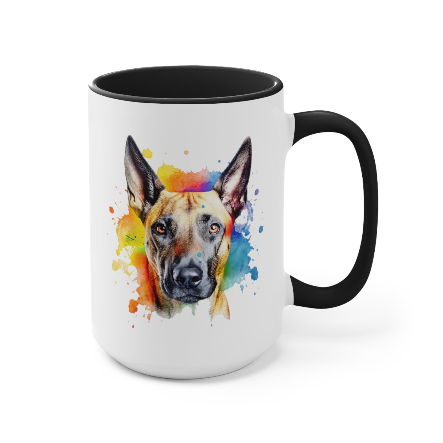 Belgium Malinois 3 Accent Mugs