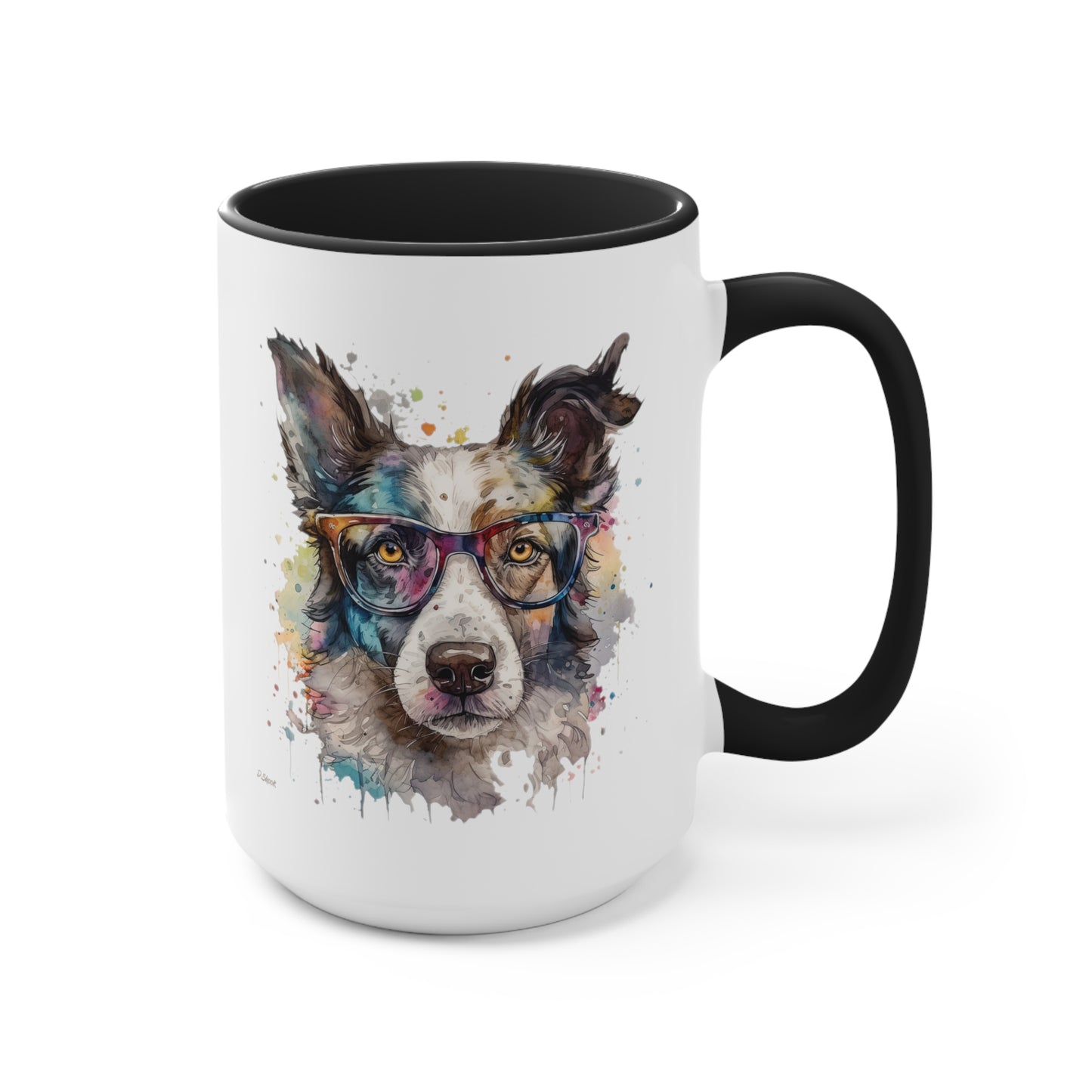 Border Collie 7 Accent Mugs