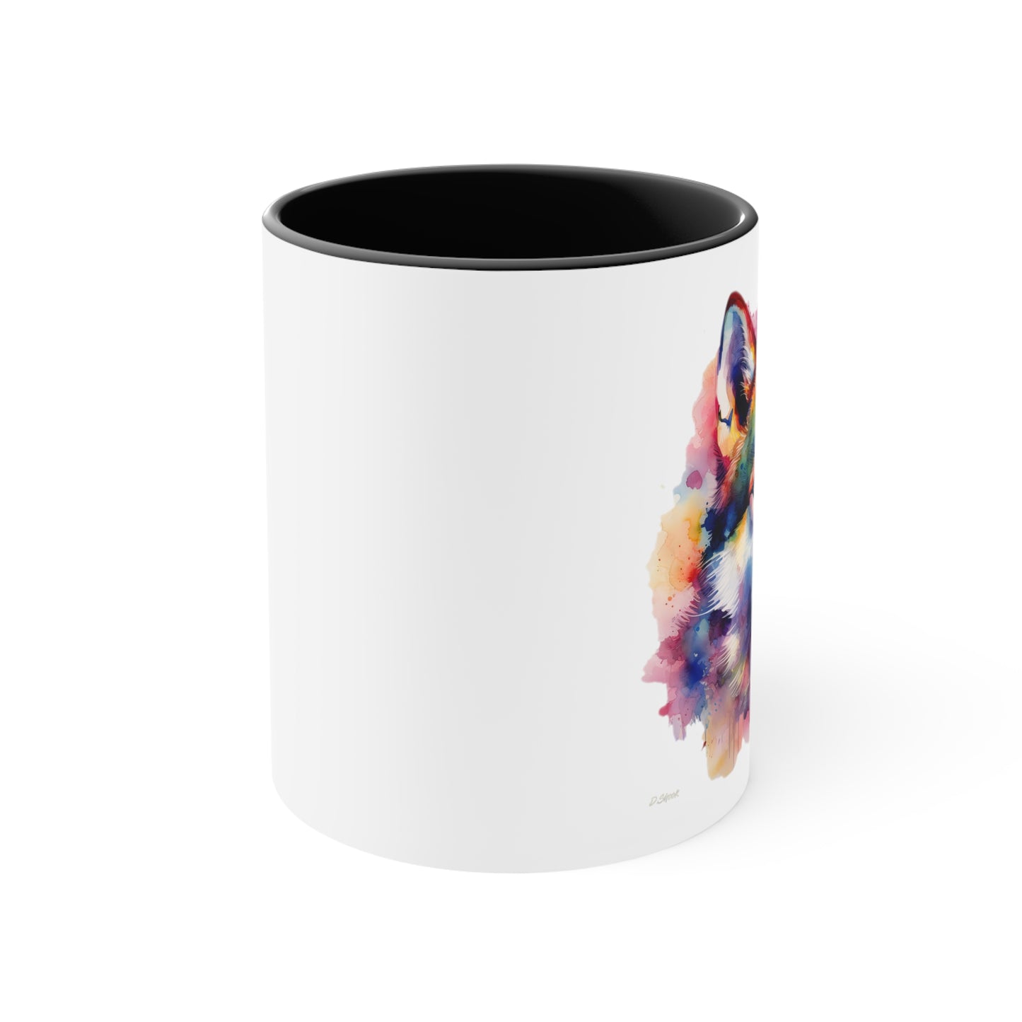 Siberian Husky 1 Accent Mugs