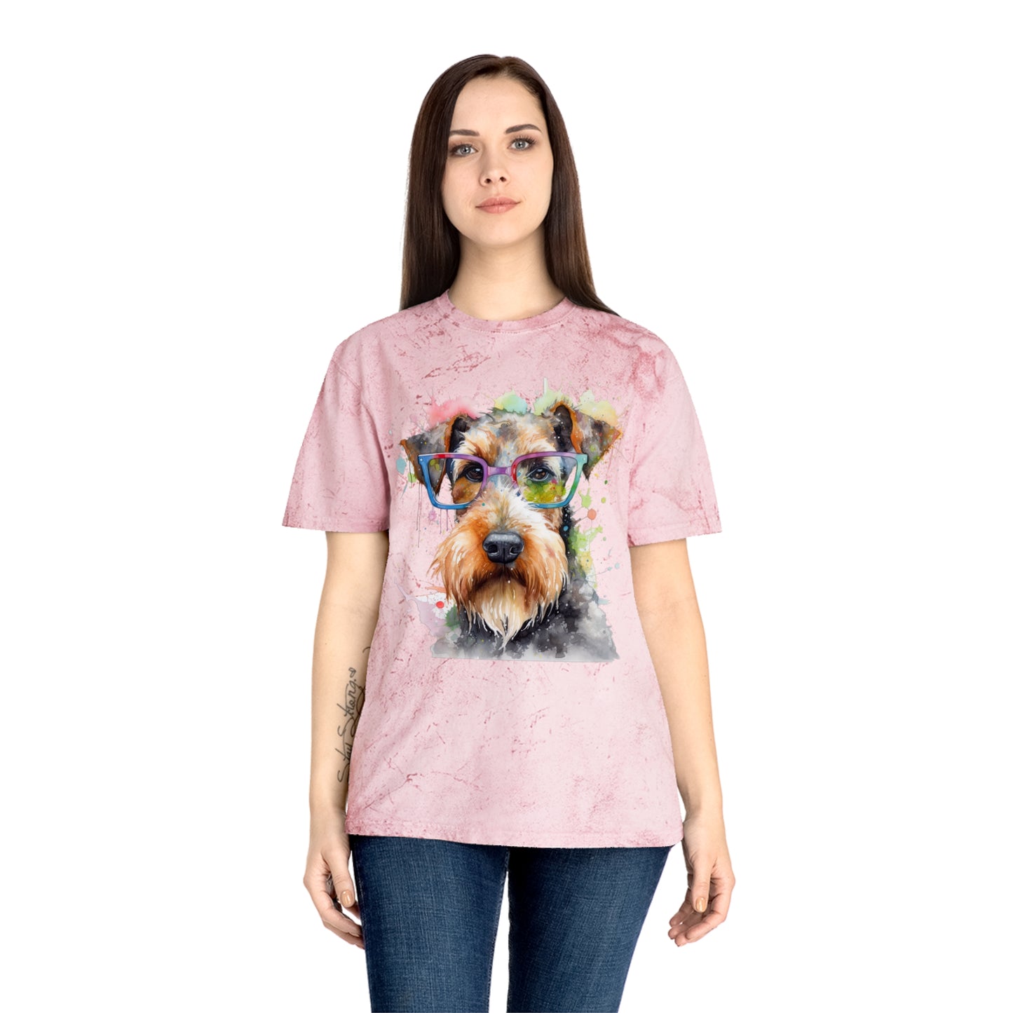 Airedale Terrier 6 Unisex Color Blast T-Shirt