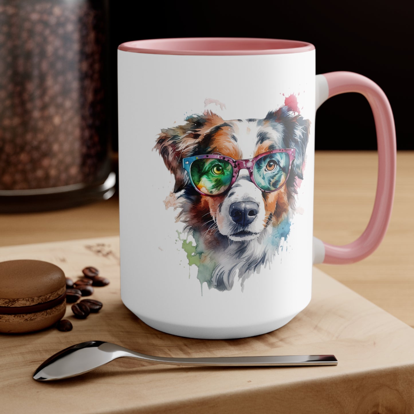 Australian Shepherd 5 Accent Mugs