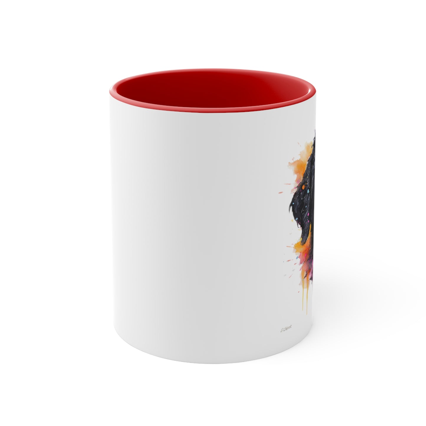Portuguese Water Dog 5 Accent Mugs