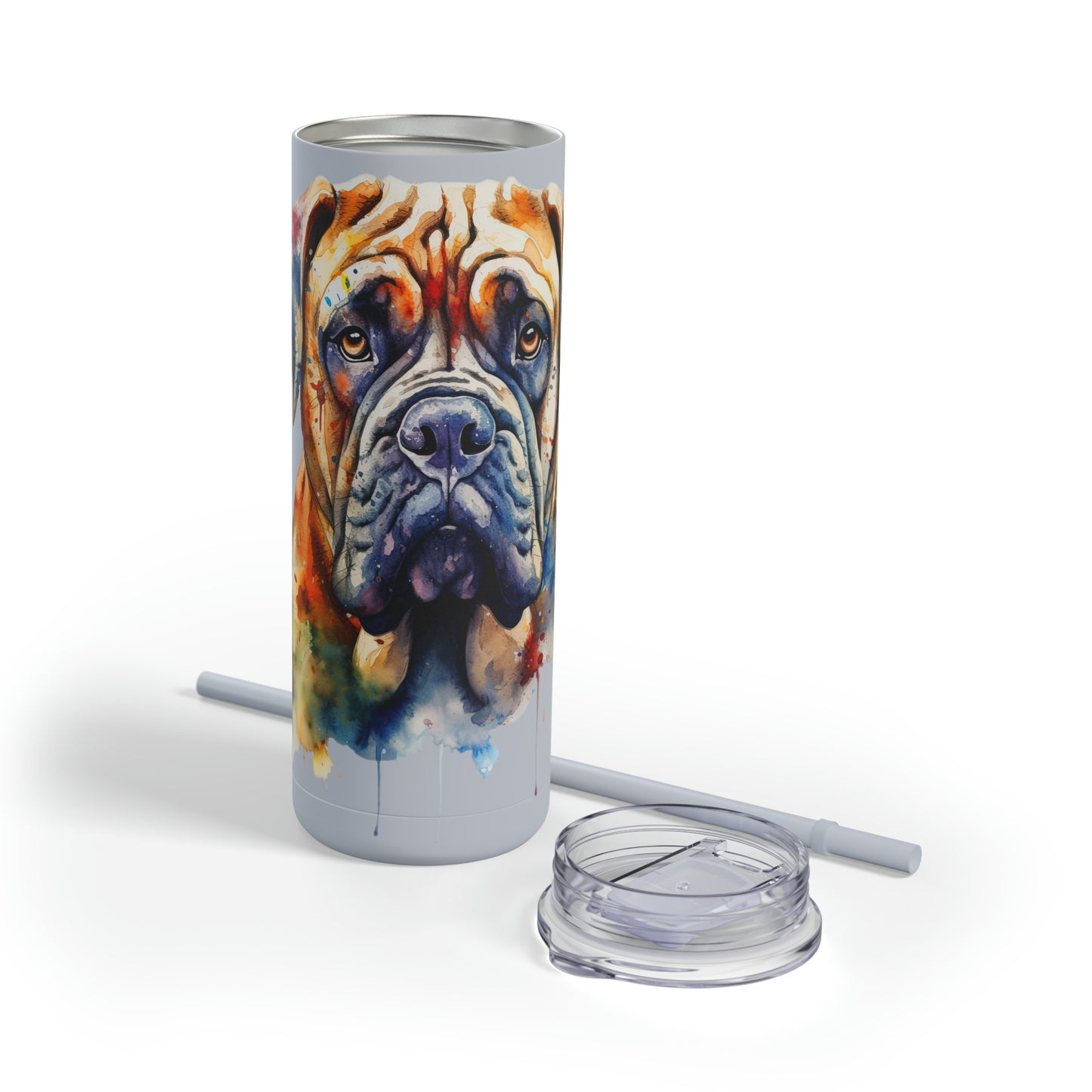 Bullmastiff 3 Maars Maker Skinny Matte Tumbler, 20oz