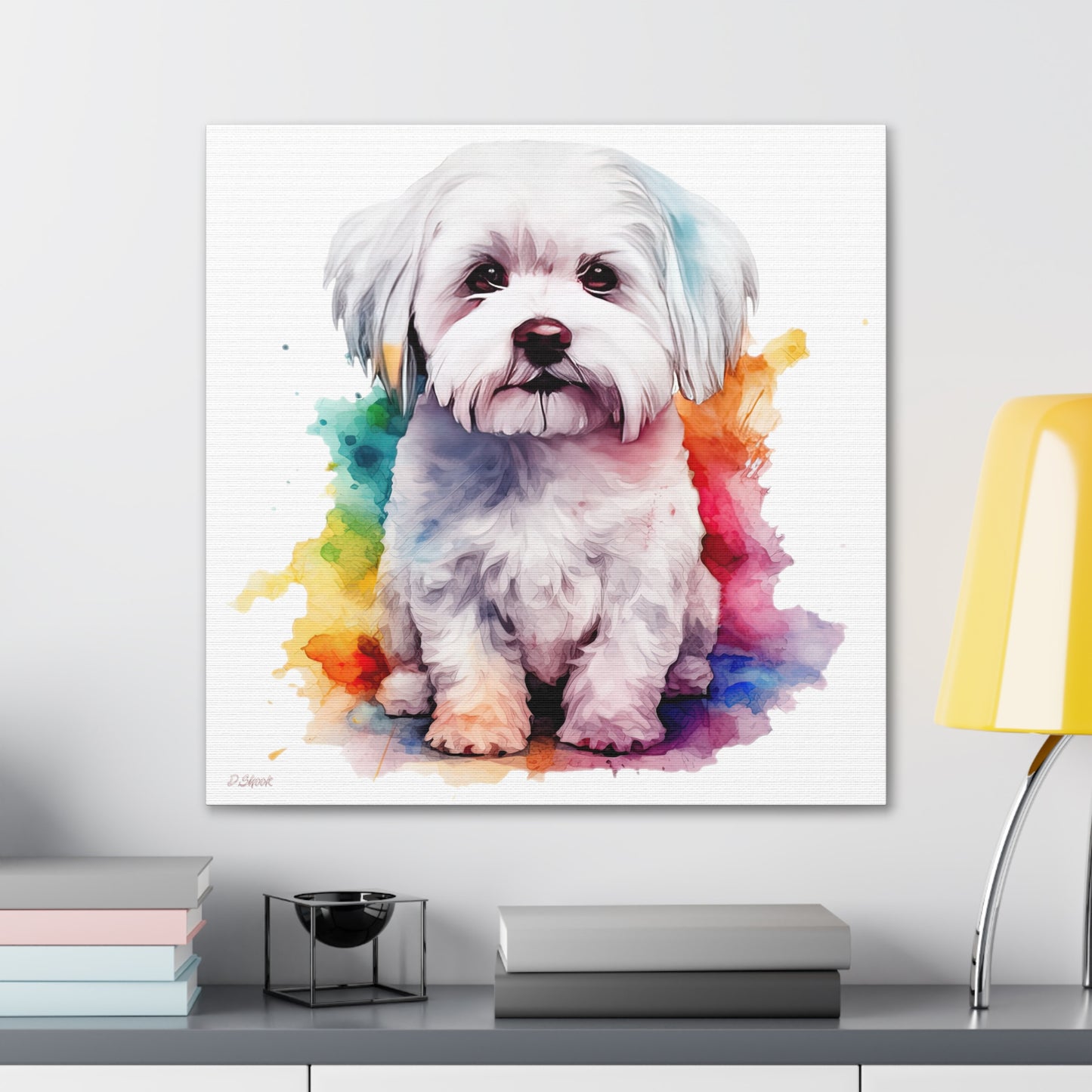 Maltese Dog 3 Canvas Gallery Wraps