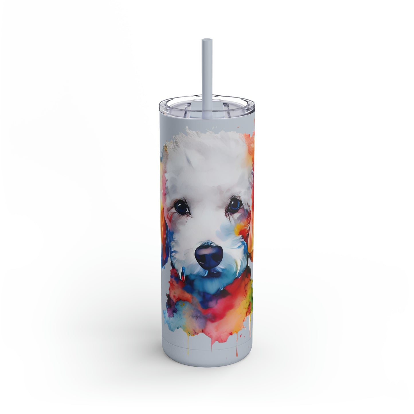 Poodle 8 Maars Maker Skinny Matte Tumbler, 20oz