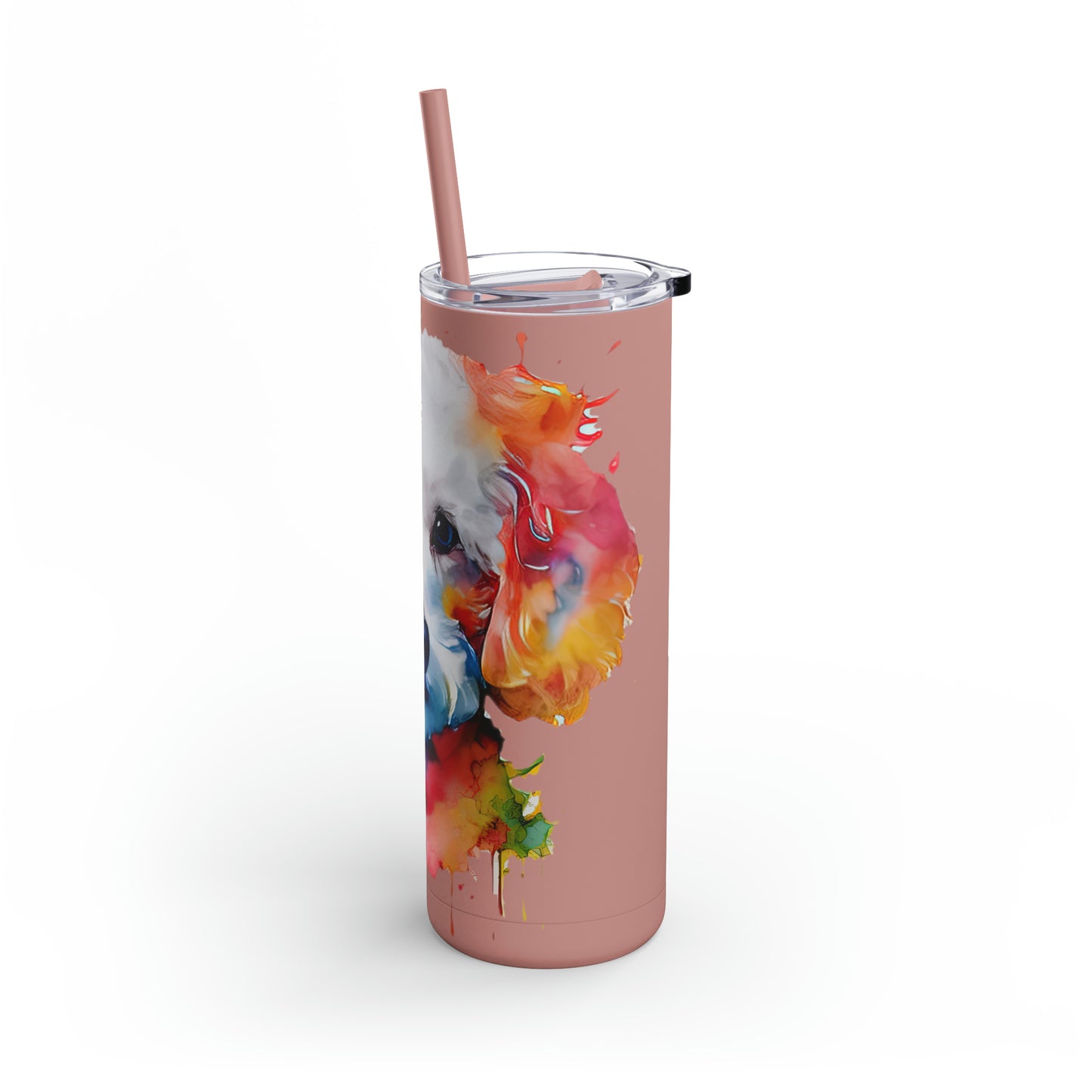 Poodle 8 Maars Maker Skinny Matte Tumbler, 20oz