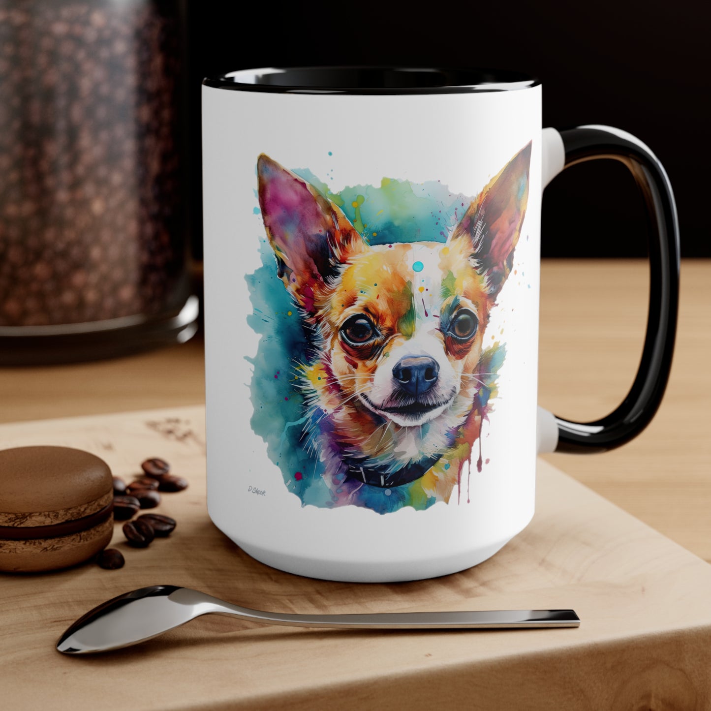 Chihuahua 1 Accent Mugs