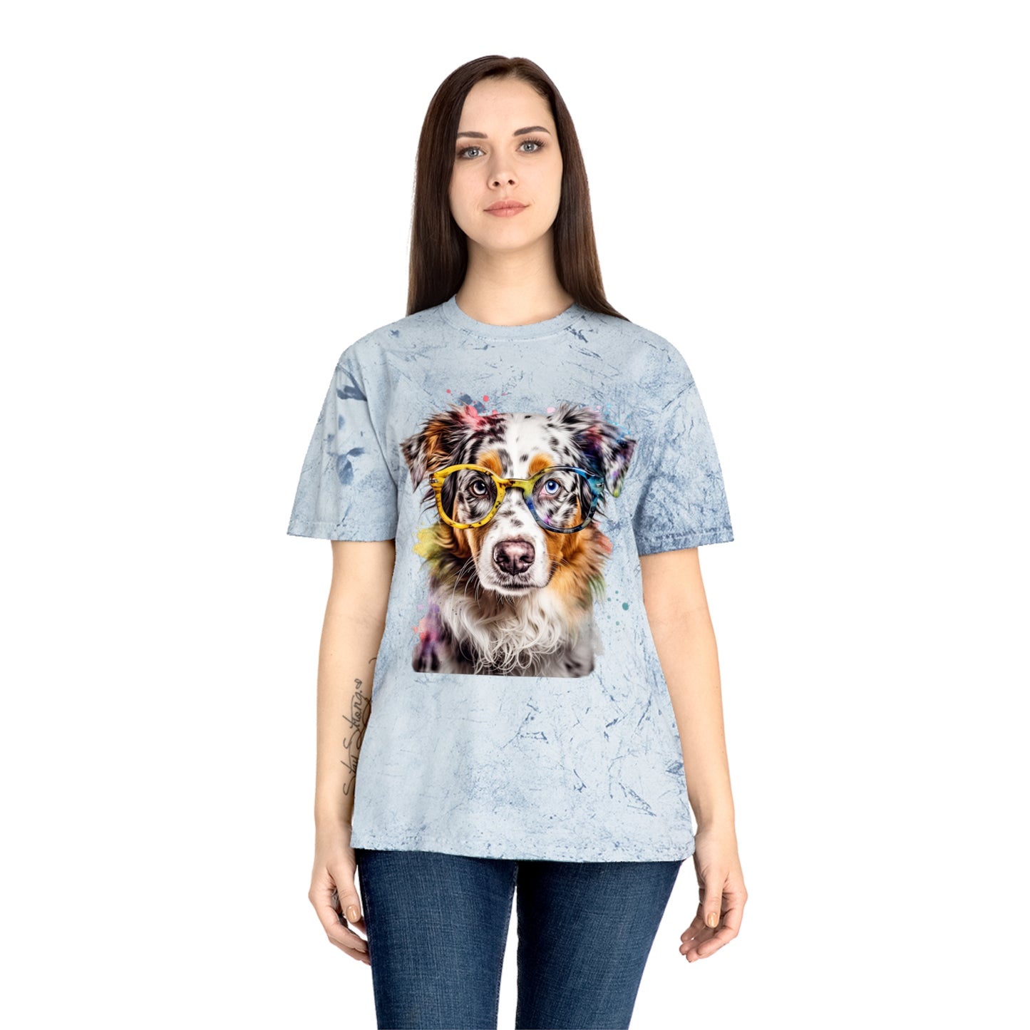 Australian Shepherd 4 Unisex Color Blast T-Shirt