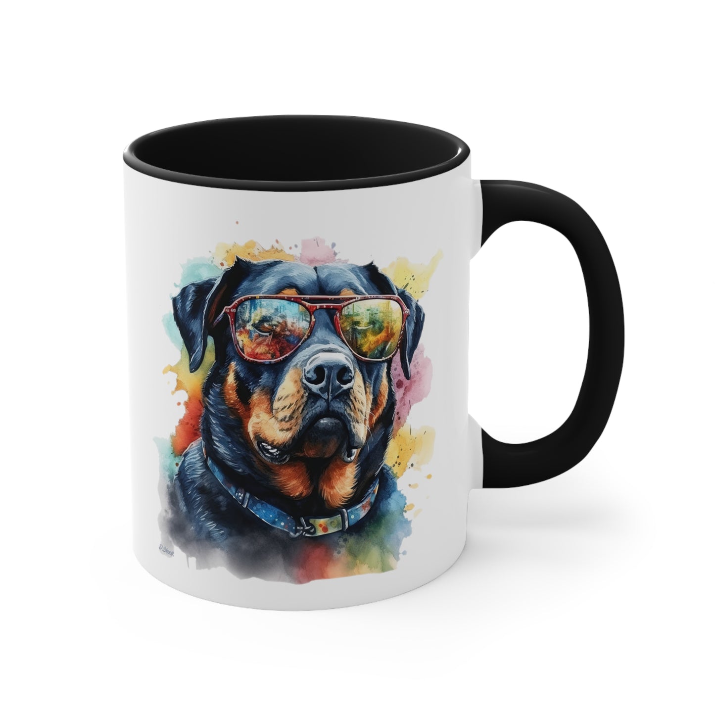 Rottweiler 6 Accent Mugs