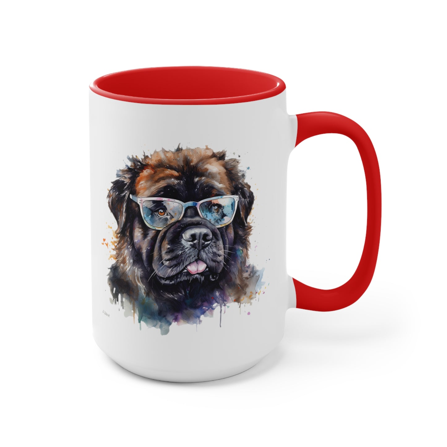 Newfoundland Dog 5 Accent Mugs