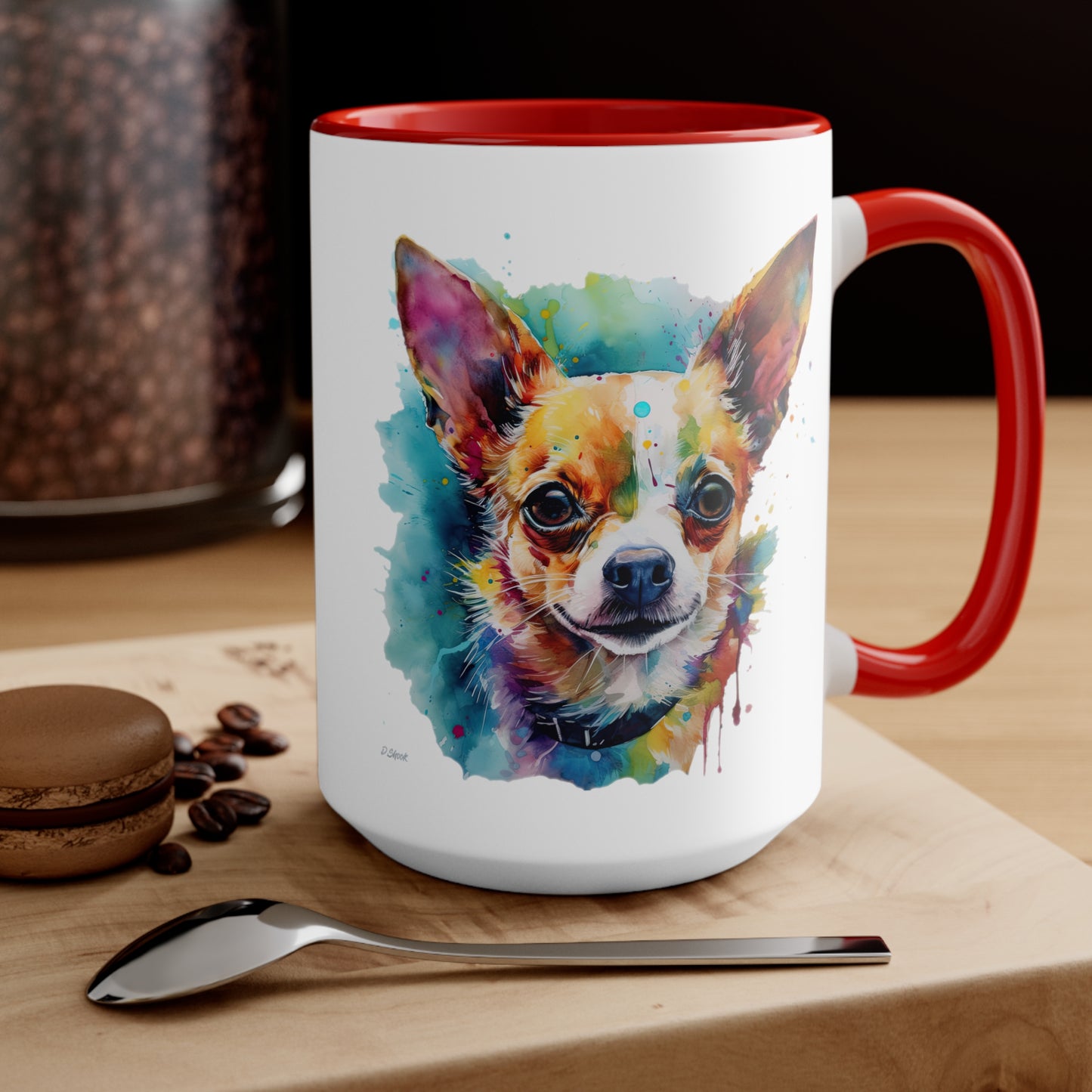 Chihuahua 1 Accent Mugs