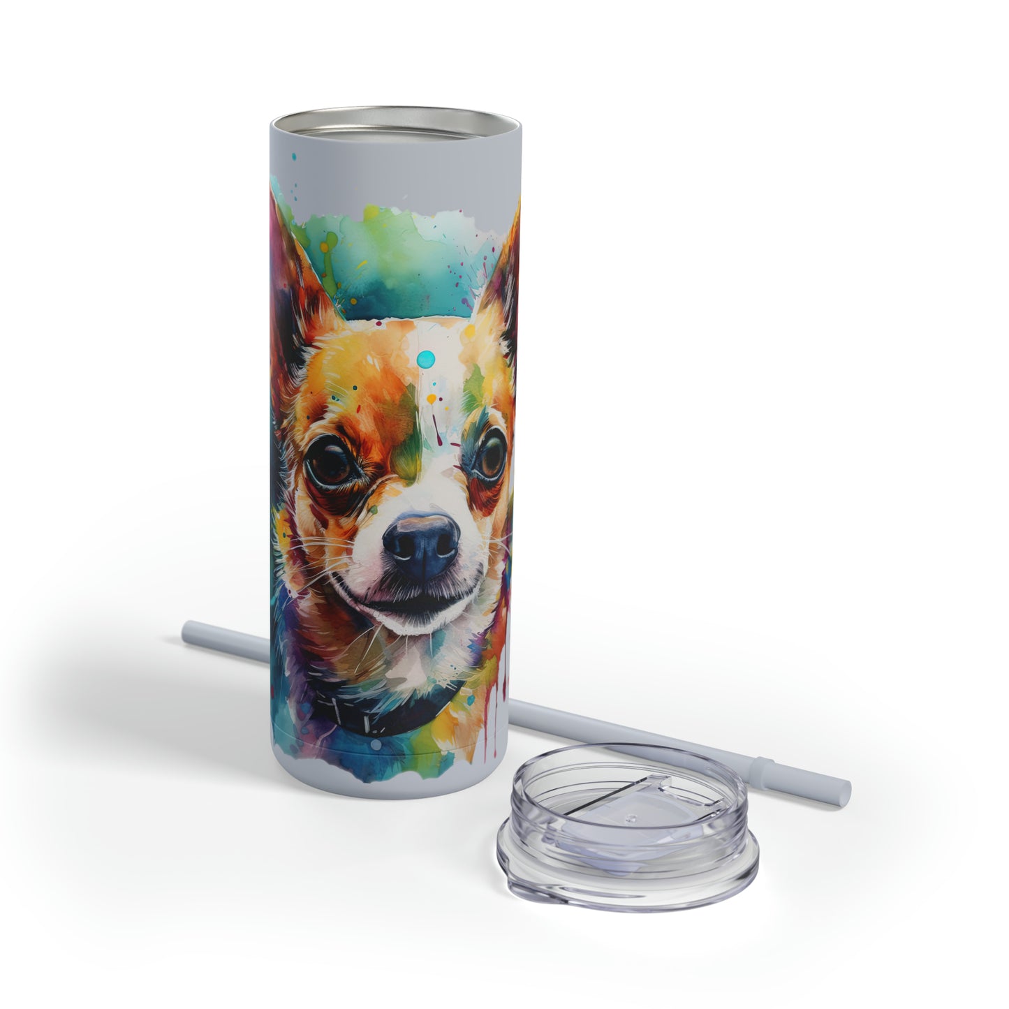Chihuahua 1 Maars Maker Skinny Matte Tumbler, 20oz