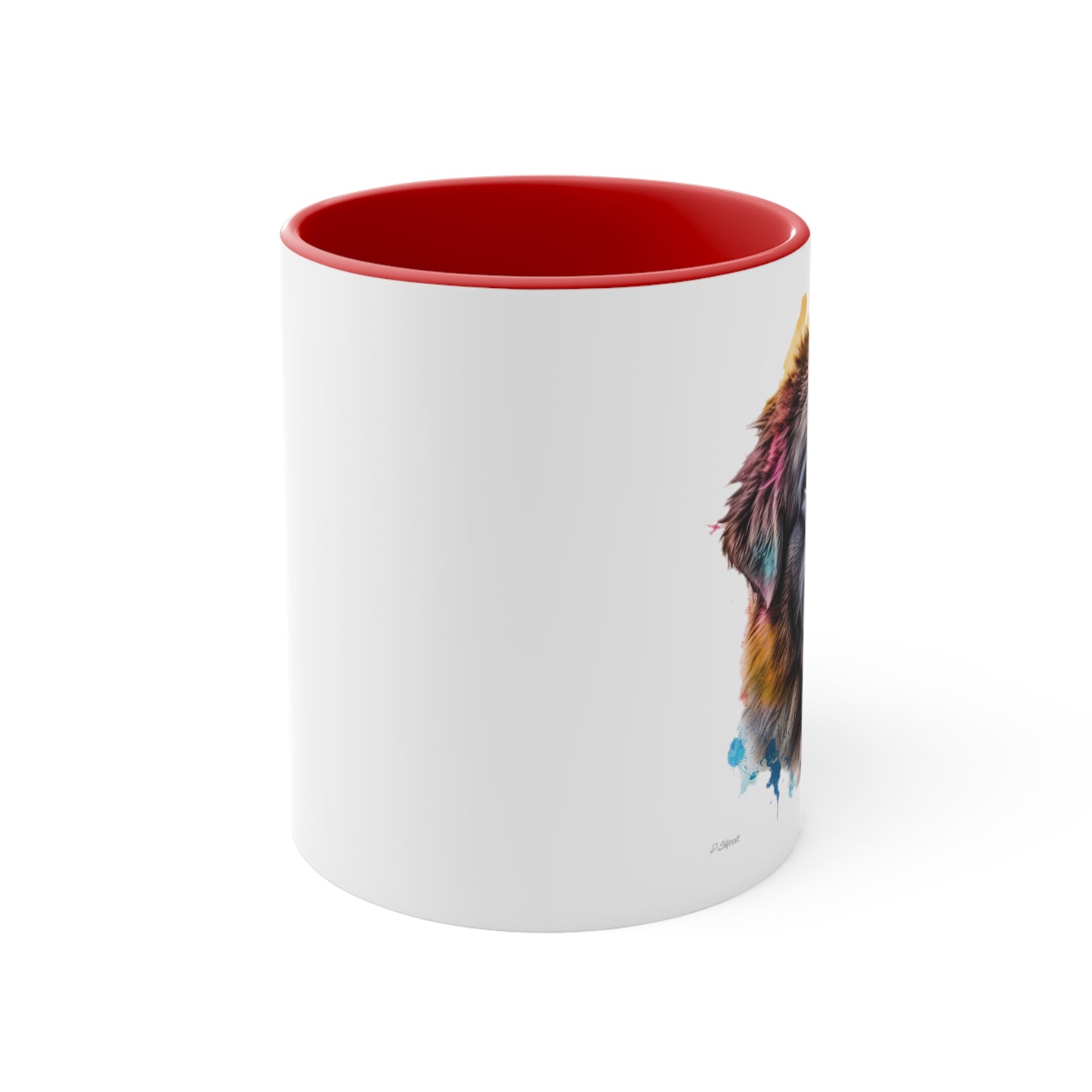 Newfoundland Dog 3 Accent Mugs