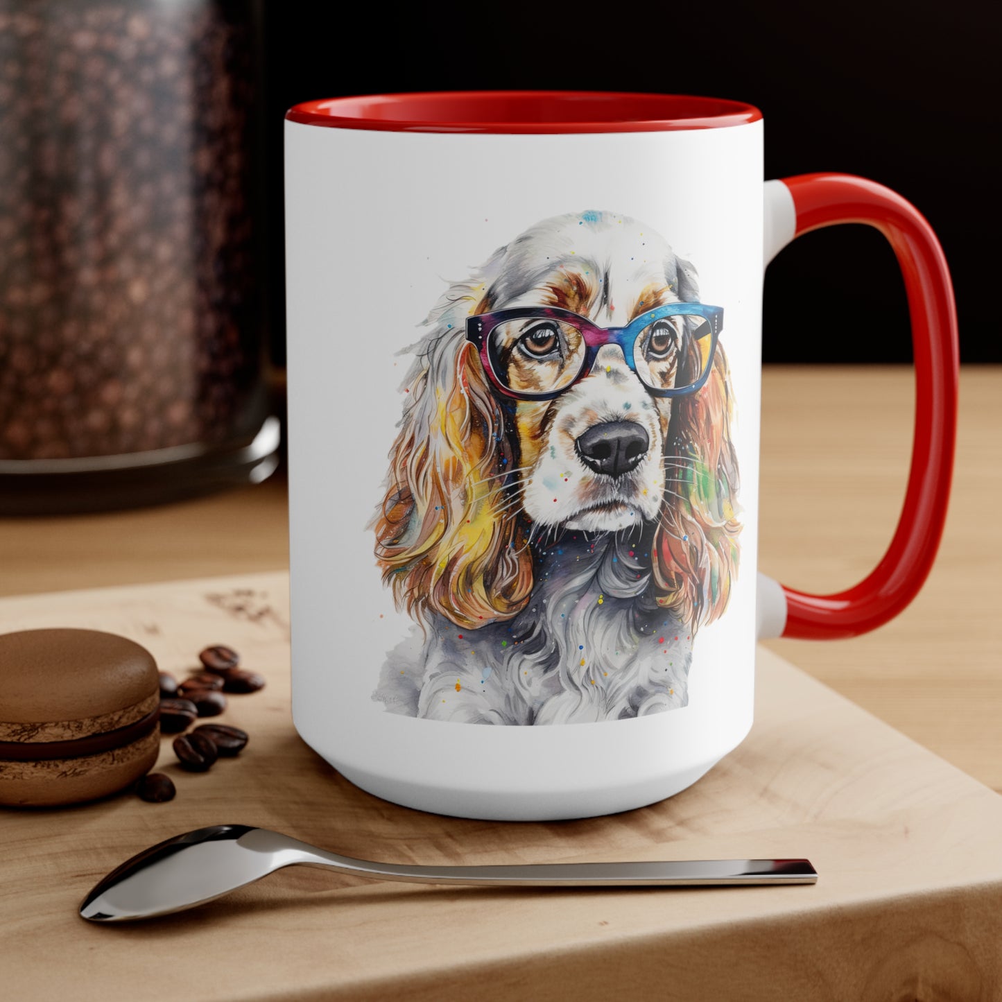 English Cocker Spaniel 6 Accent Mugs