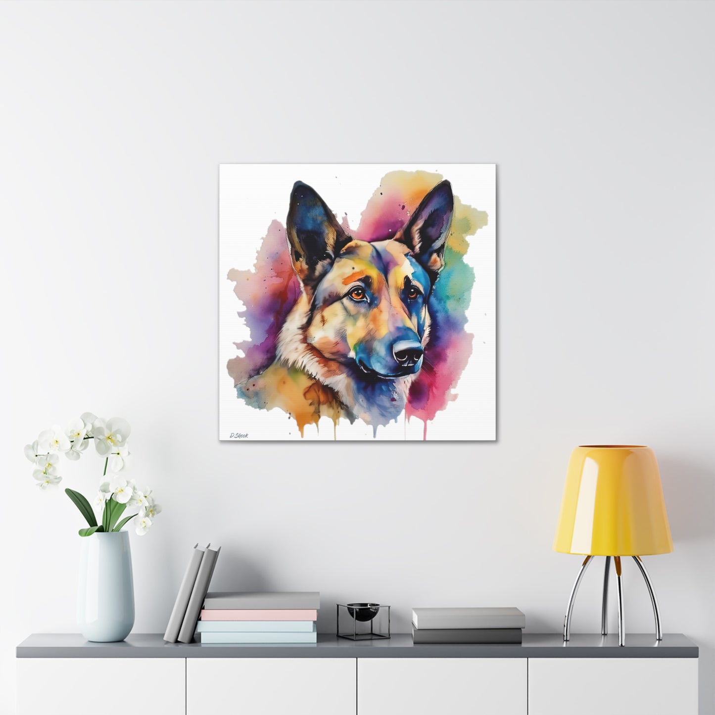 German Sheppard 3B Canvas Gallery Wraps