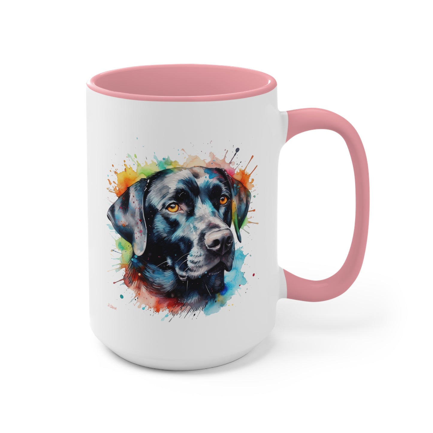 Black Lab 5 Accent Mugs