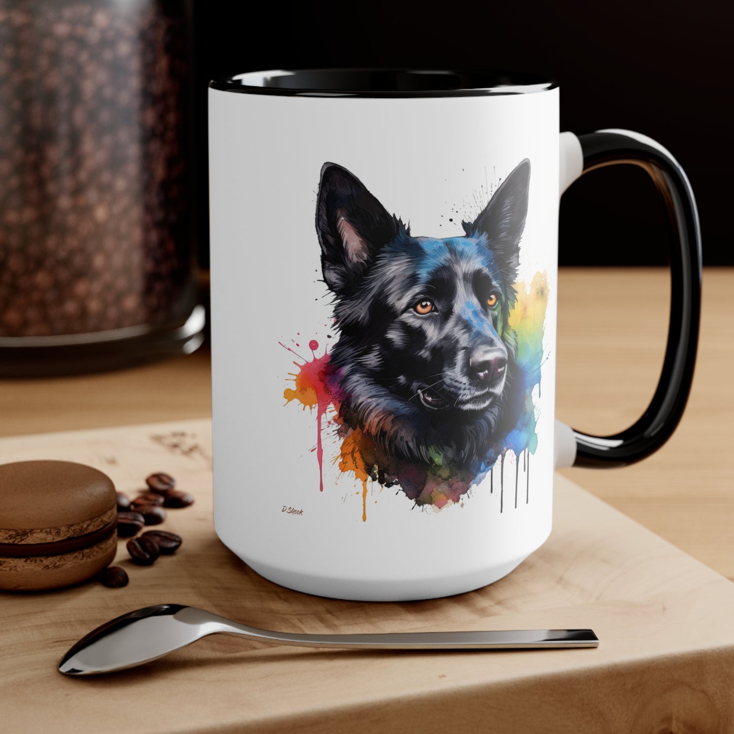 German Sheppard 22 Accent Mugs