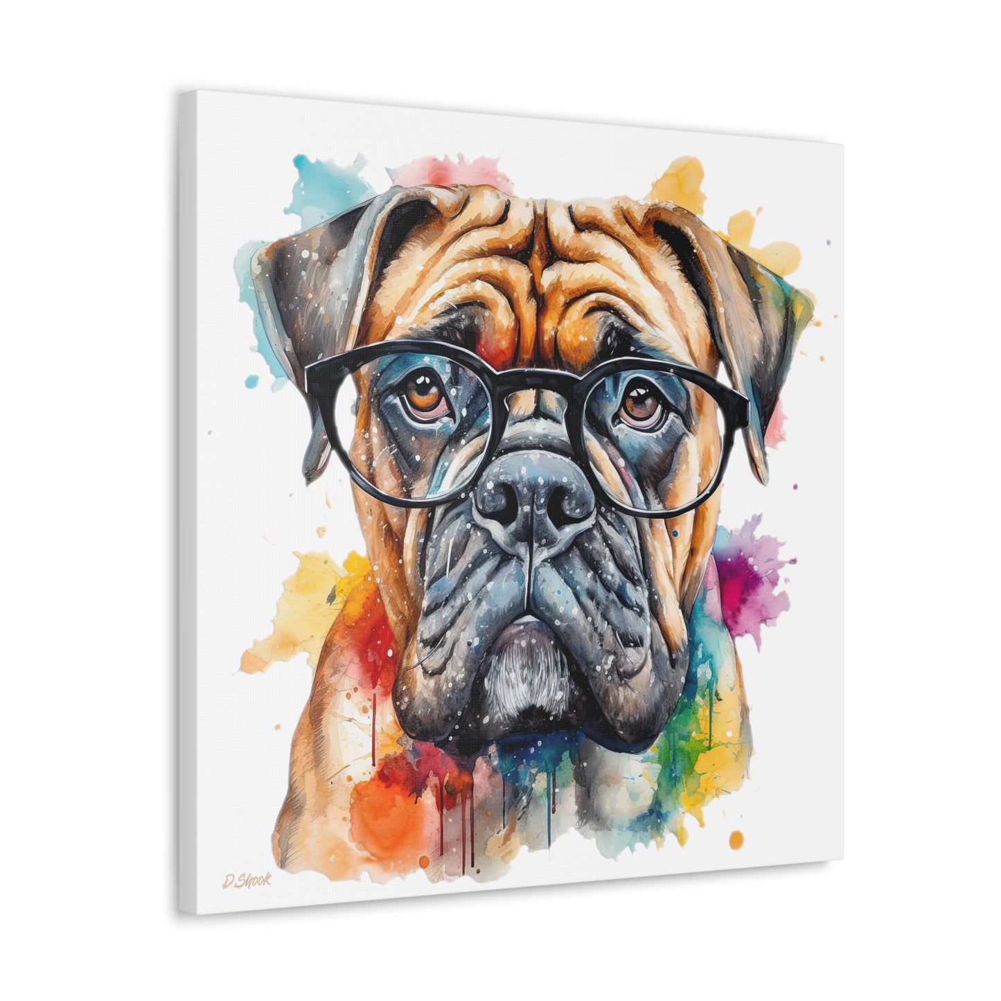 Bullmastiff 6 Canvas Gallery Wraps