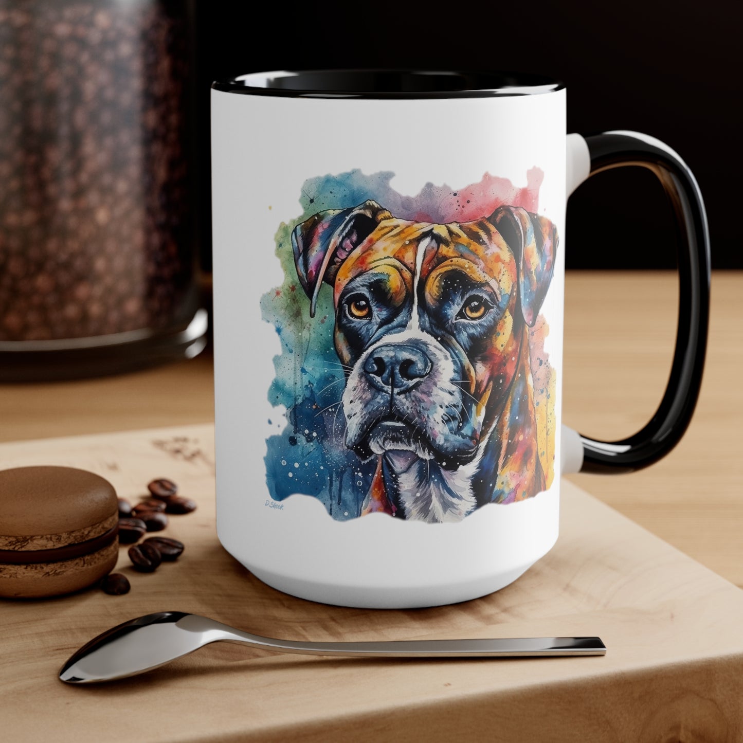 Boxer 3 Accent Mugs