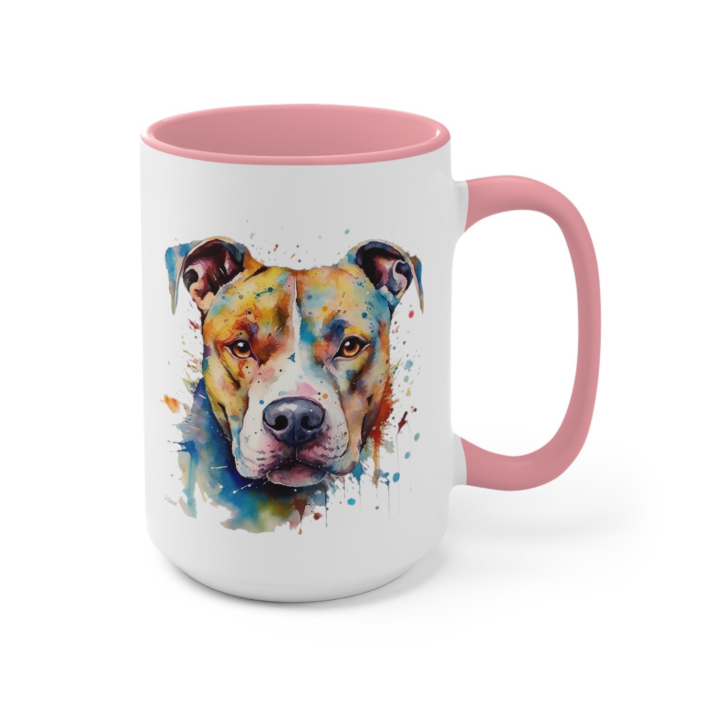 Pitbull 3 Accent Mugs