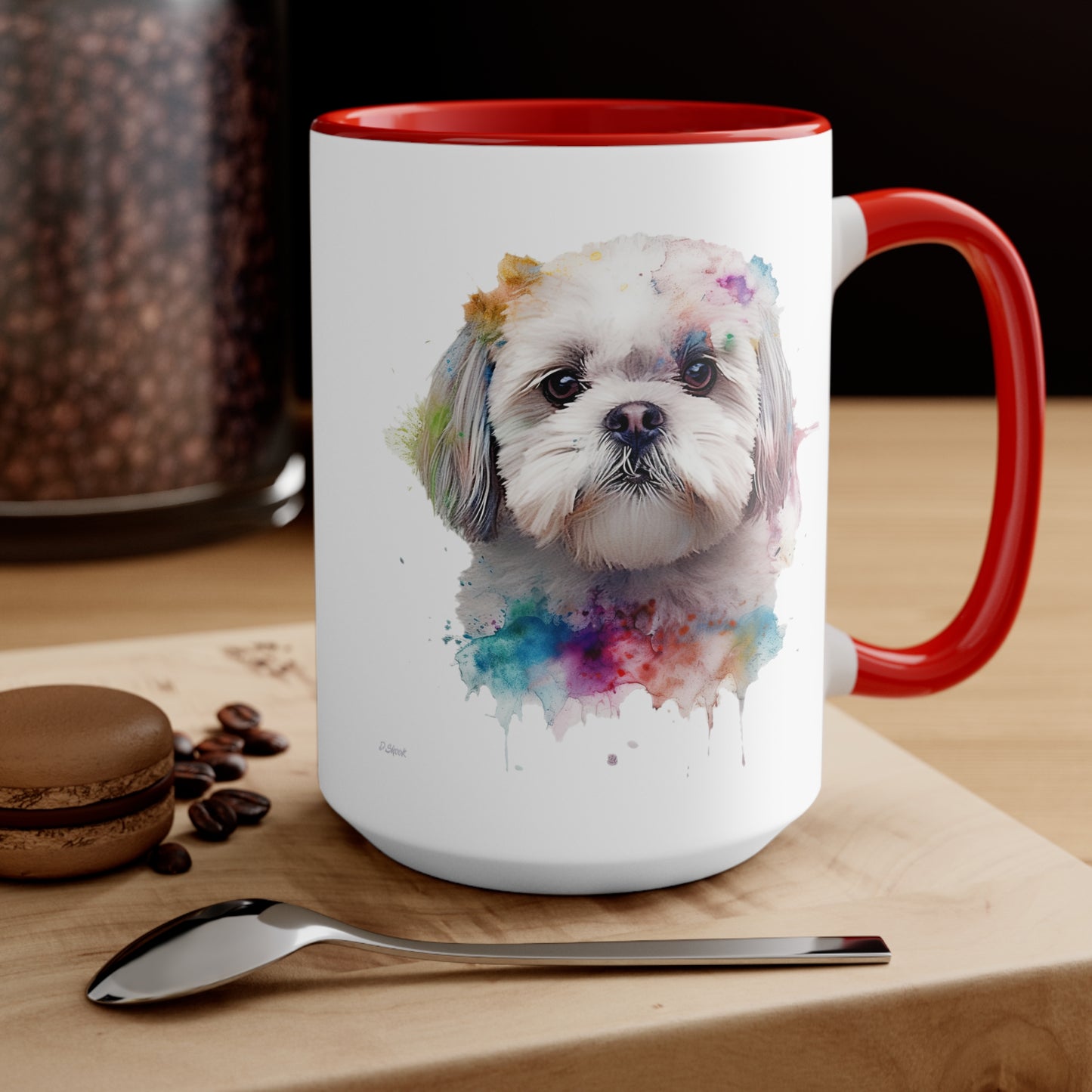 Shih Tzu 6 Accent Mugs