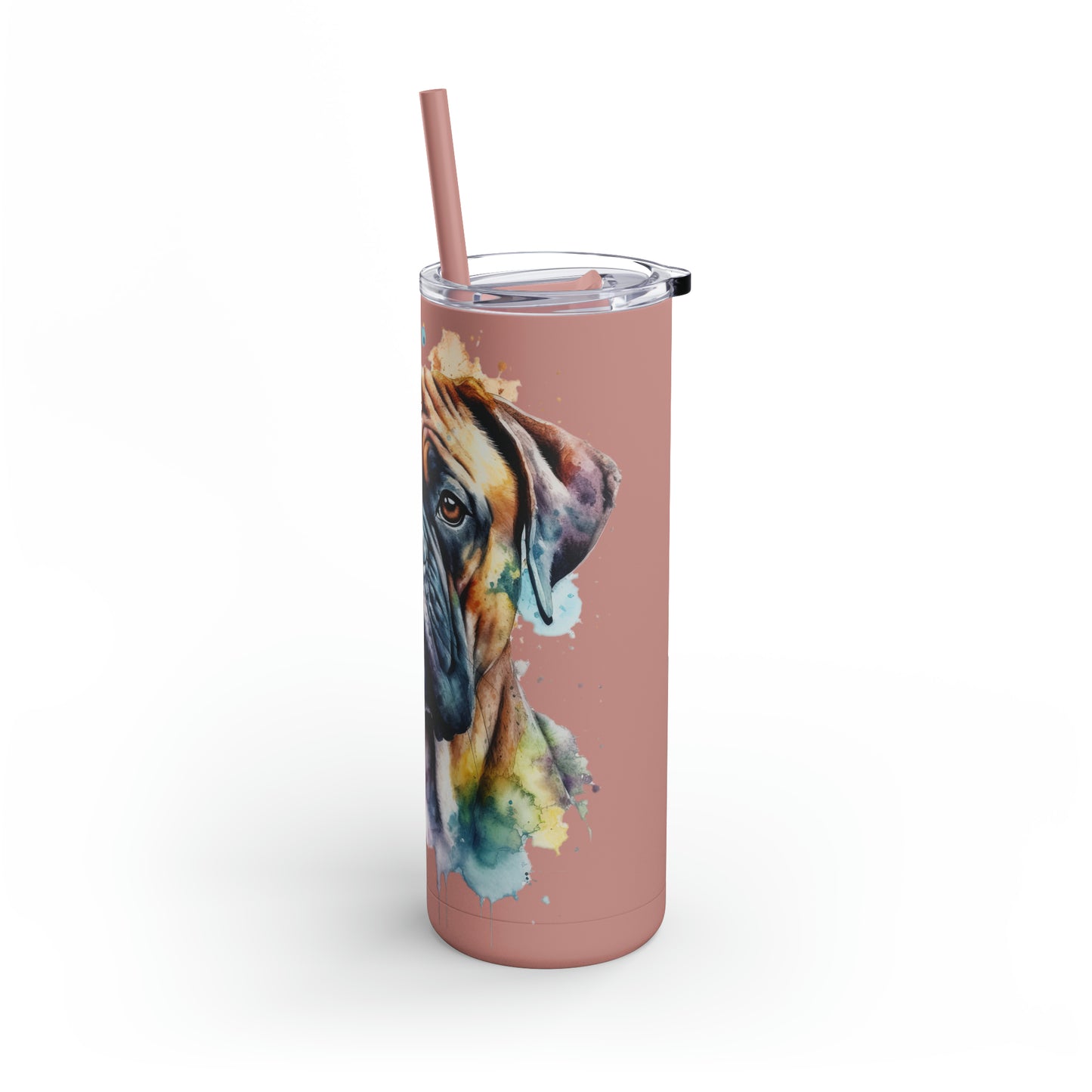 Bullmastiff 1 Maars Maker Skinny Matte Tumbler, 20oz
