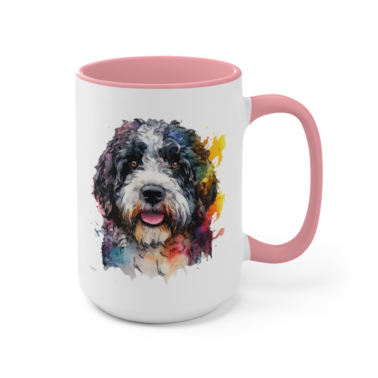 Portuguese Water Dog 2 Accent Mugs