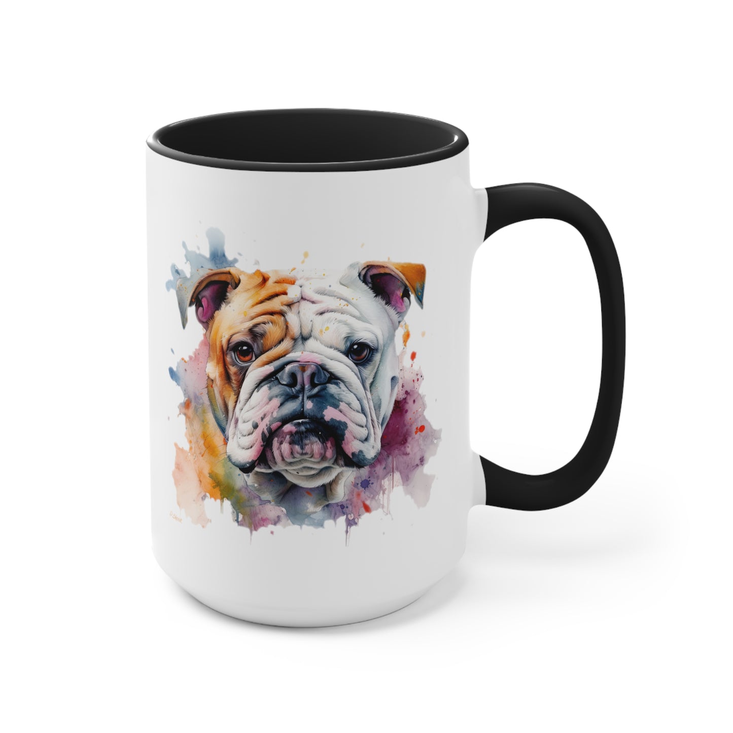 Bulldog 1 Accent Mugs