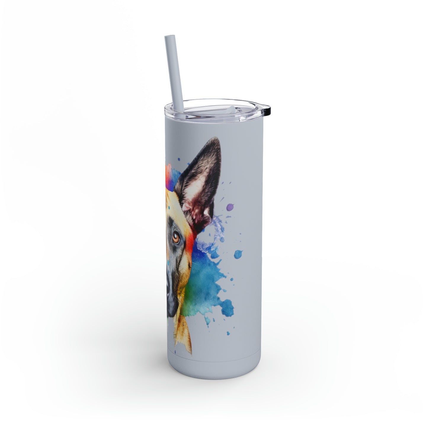 Belgium Malinois 3 Maars Maker Skinny Matte Tumbler, 20oz