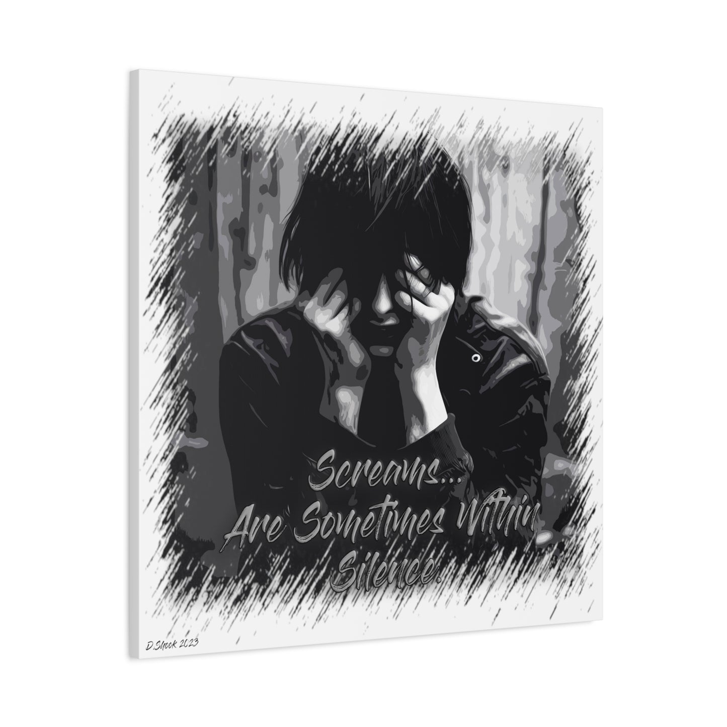 Screams: Matte Canvas, Stretched, 1.25"