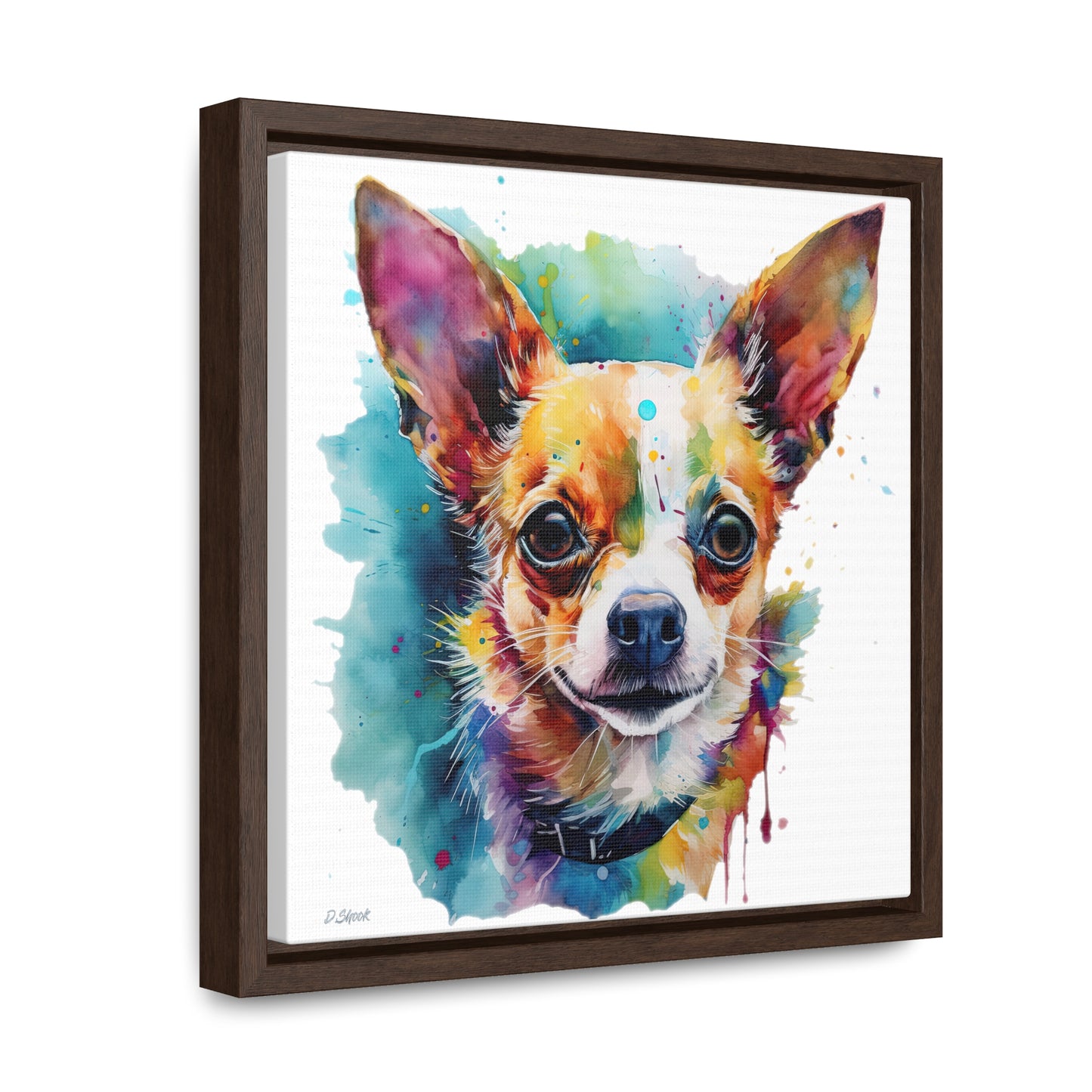 Chihuahua 1 Gallery Canvas Wraps, Square Frame