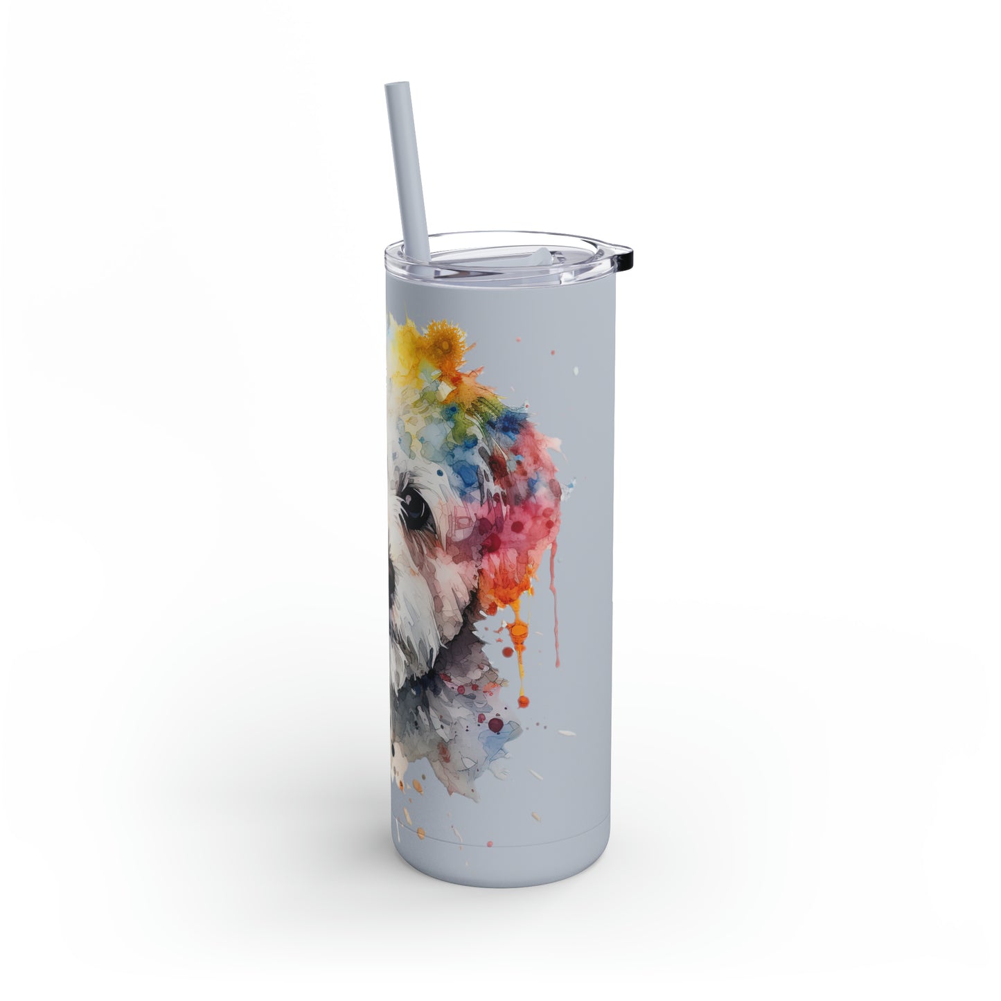 Bichon Frise 2 Maars Maker Skinny Matte Tumbler, 20oz