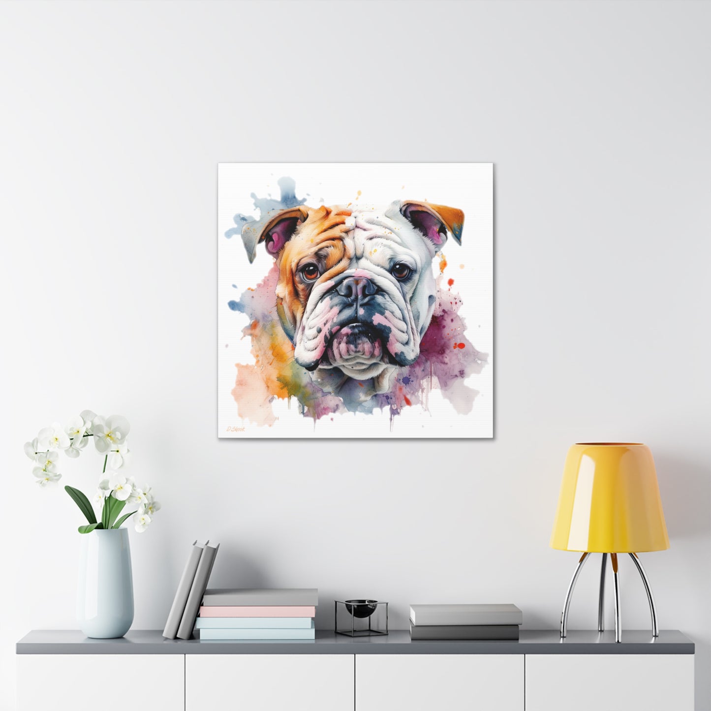 bulldog 1 Canvas Gallery Wraps