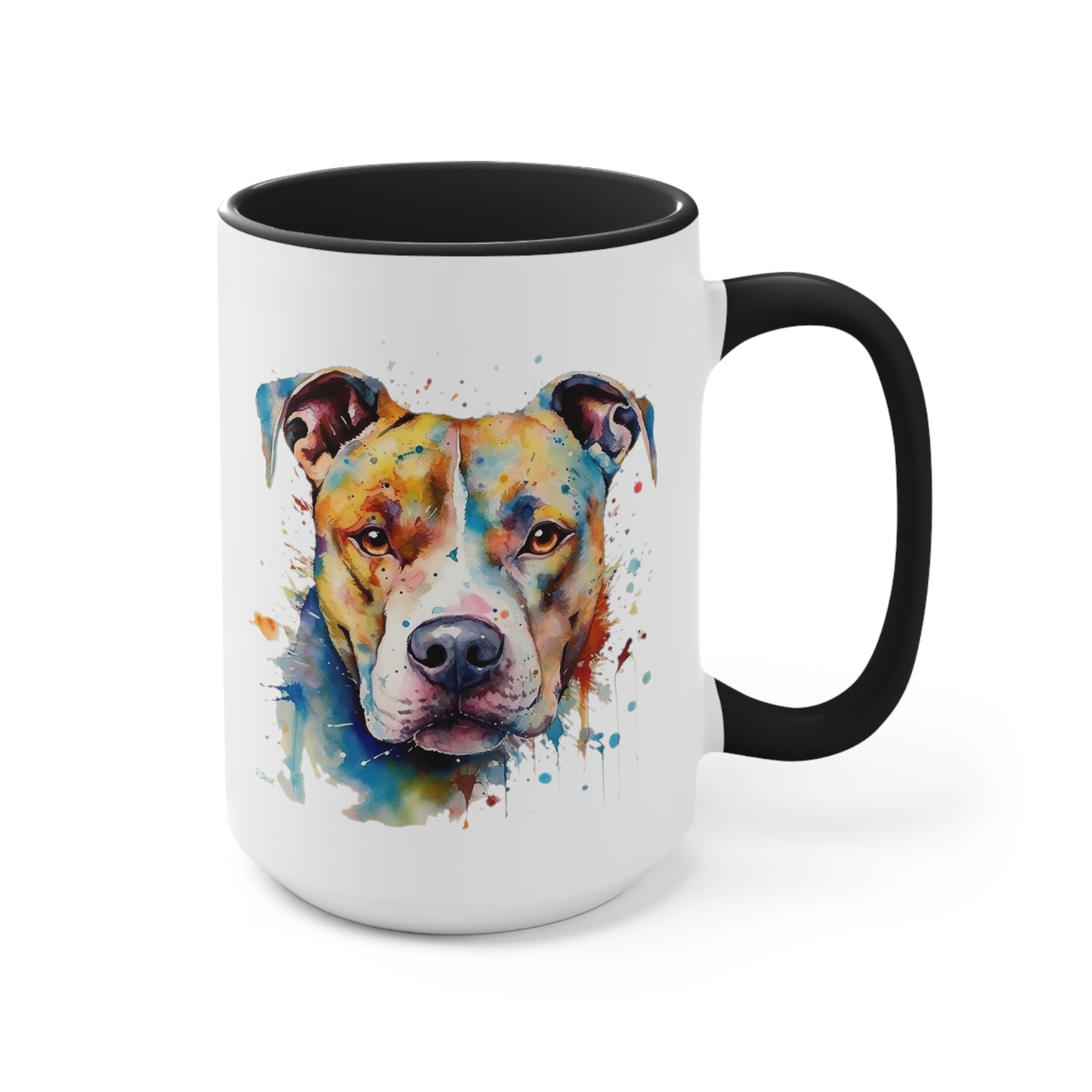 Pitbull 3 Accent Mugs