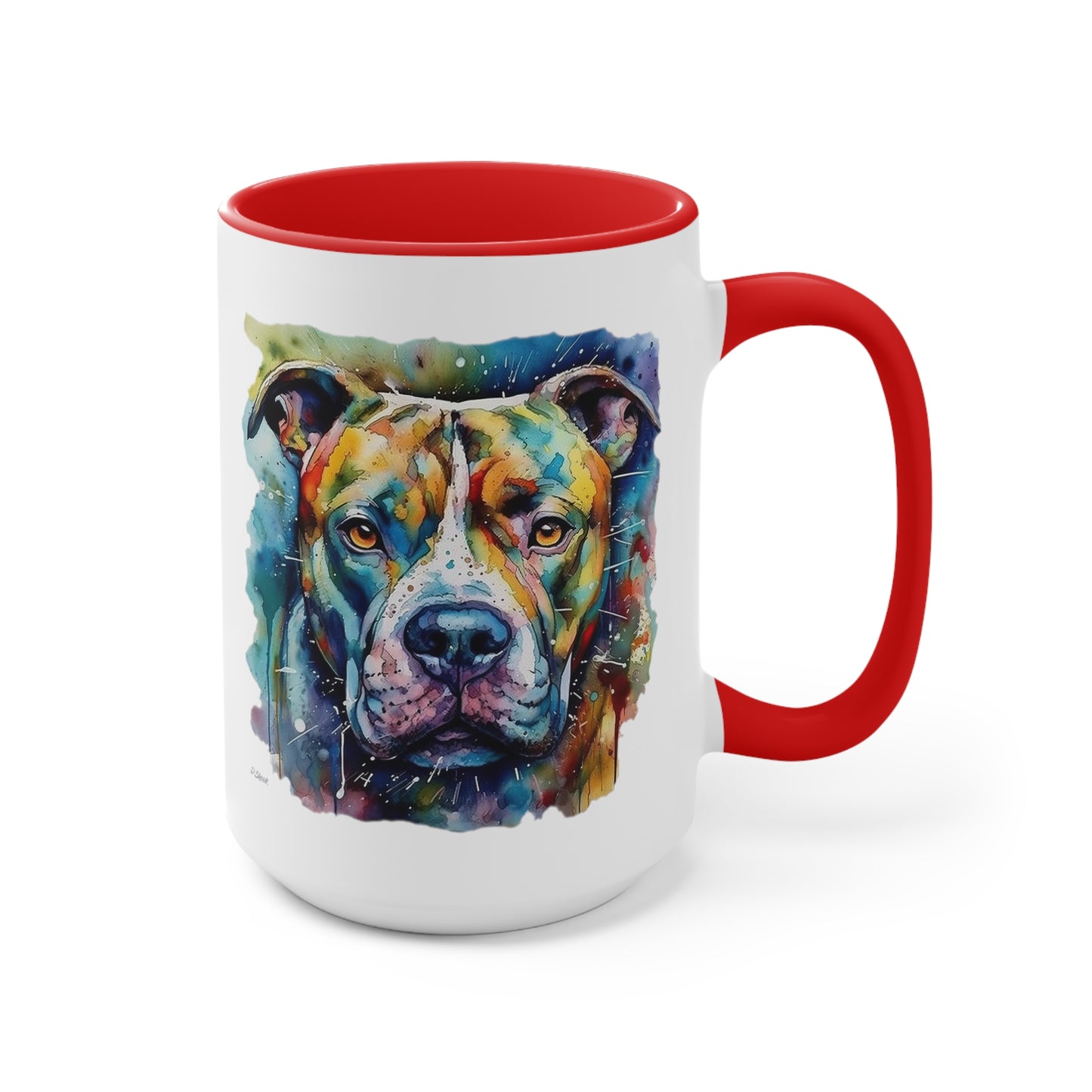 Pitbull 1 Accent Mugs
