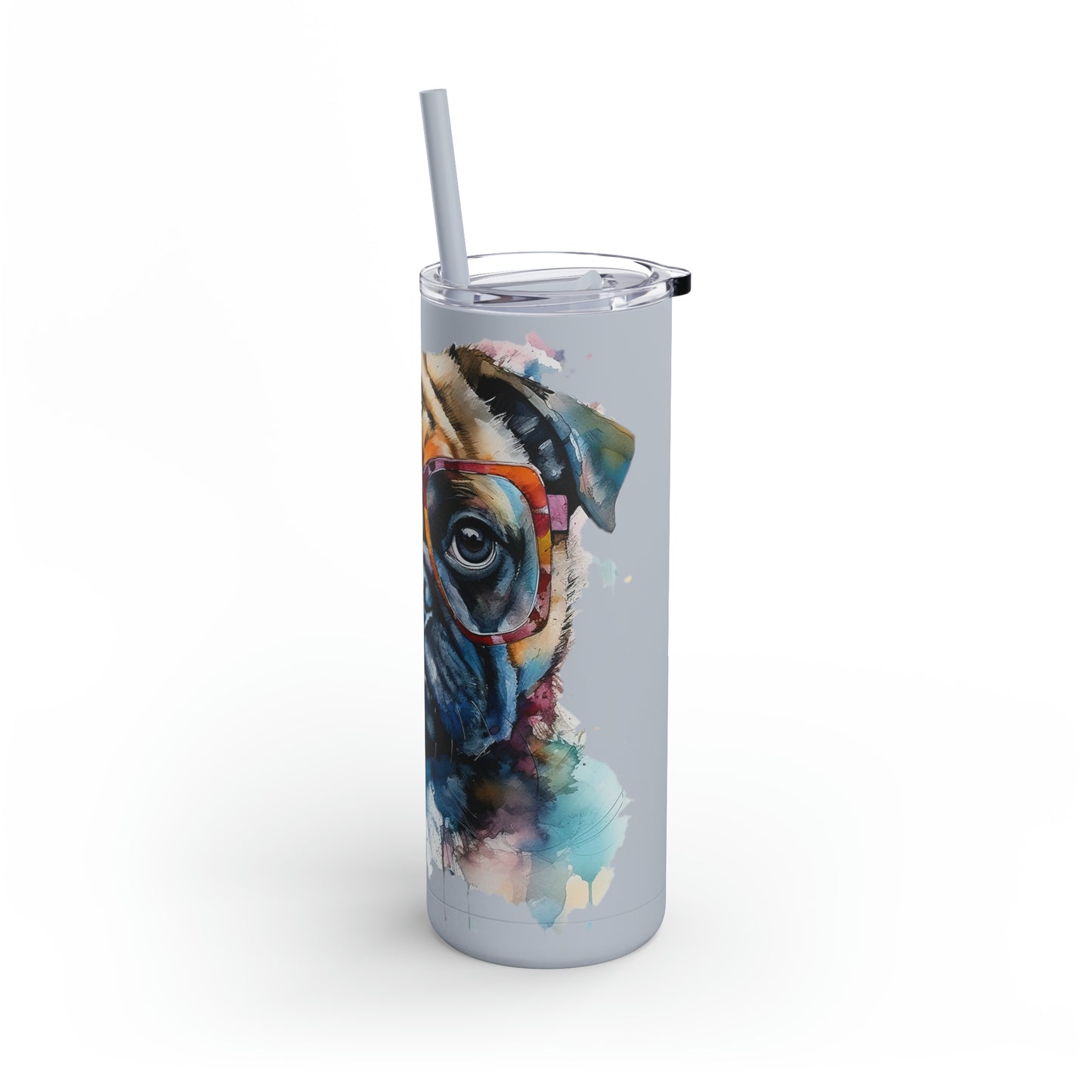Pug 6 Maars Maker Skinny Matte Tumbler, 20oz