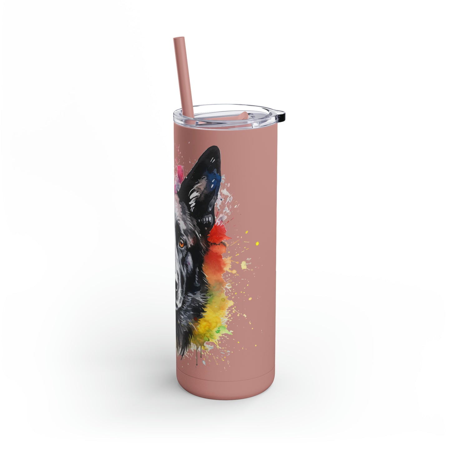 German Sheppard 21 Maars Maker Skinny Matte Tumbler, 20oz