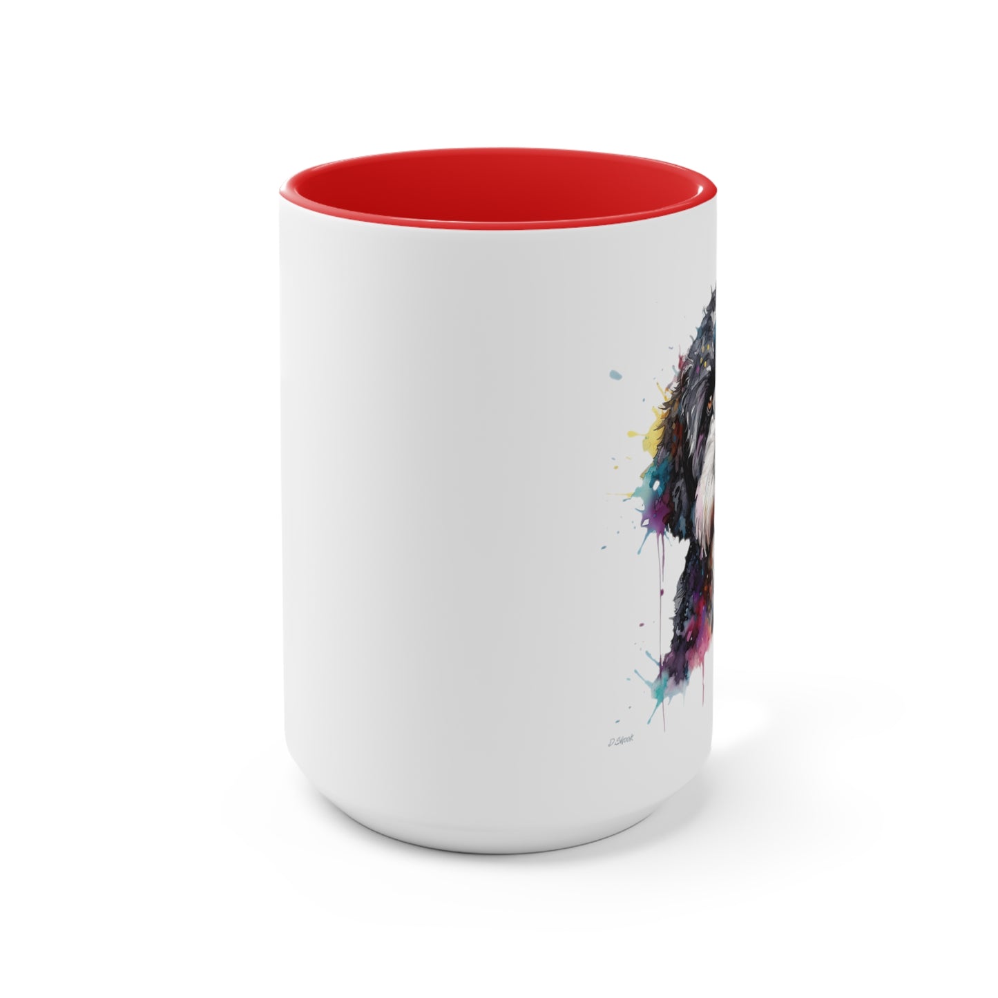 Portuguese Water Dog 1 Accent Mugs